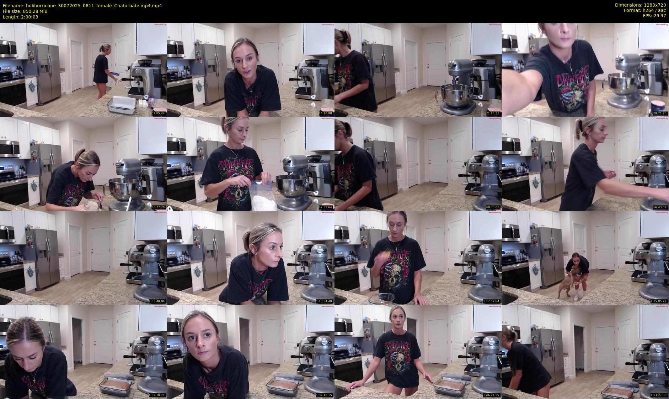 holihurricane — 121 minute Chaturbate female cam show recording, 720p, Jul 30, 2025