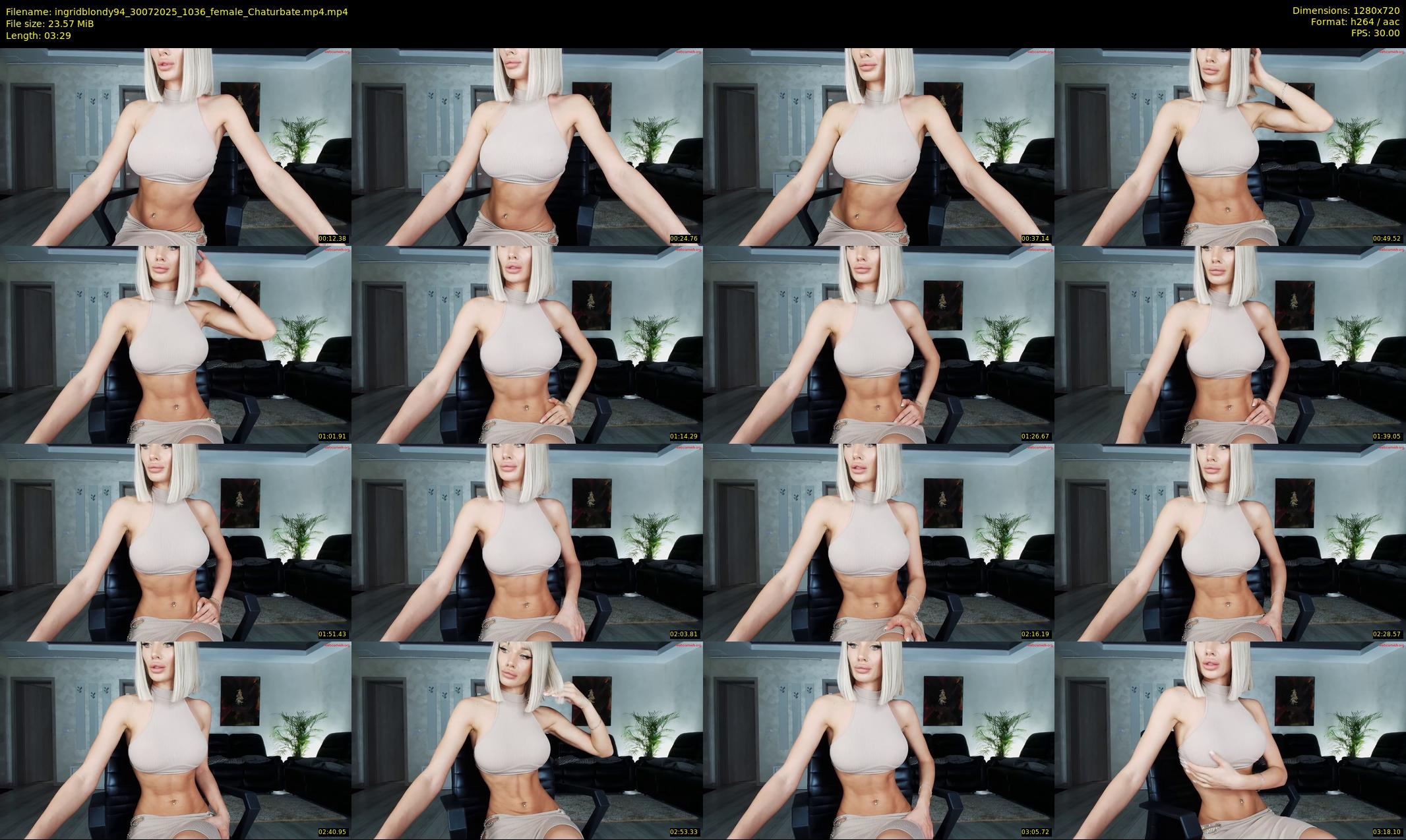 ingridblondy94 — 4 minute Chaturbate female cam show recording, 720p, Jul 30, 2025