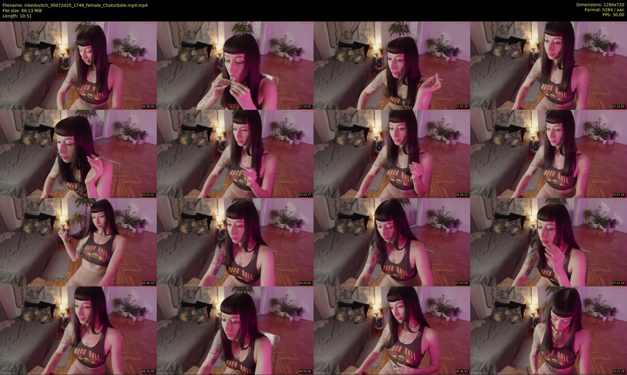 inkedvvitch — 11 minute Chaturbate female cam show recording, 720p, Jul 30, 2025