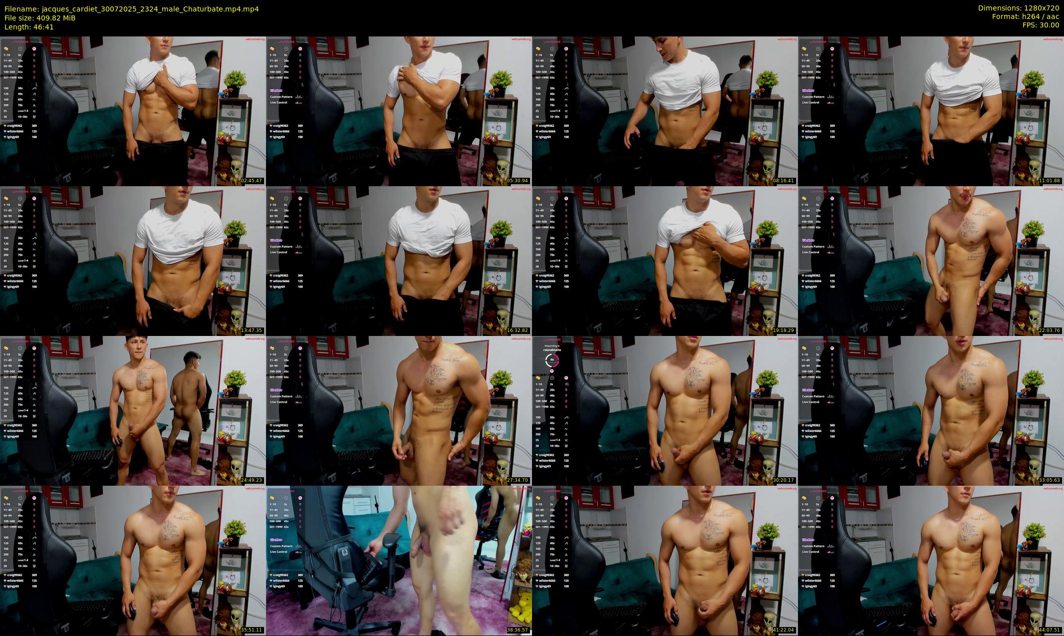 jacques_cardiet — 47 minute Chaturbate male cam show recording, 720p, Jul 30, 2025