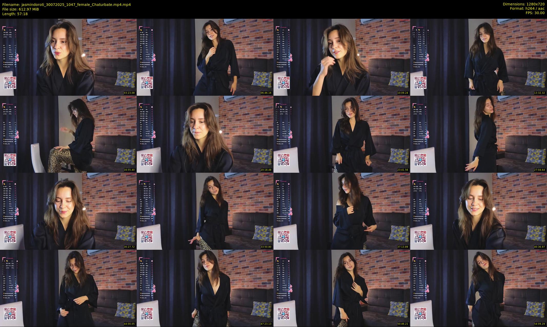 jasmindoroti — 58 minute Chaturbate female cam show recording, 720p, Jul 30, 2025