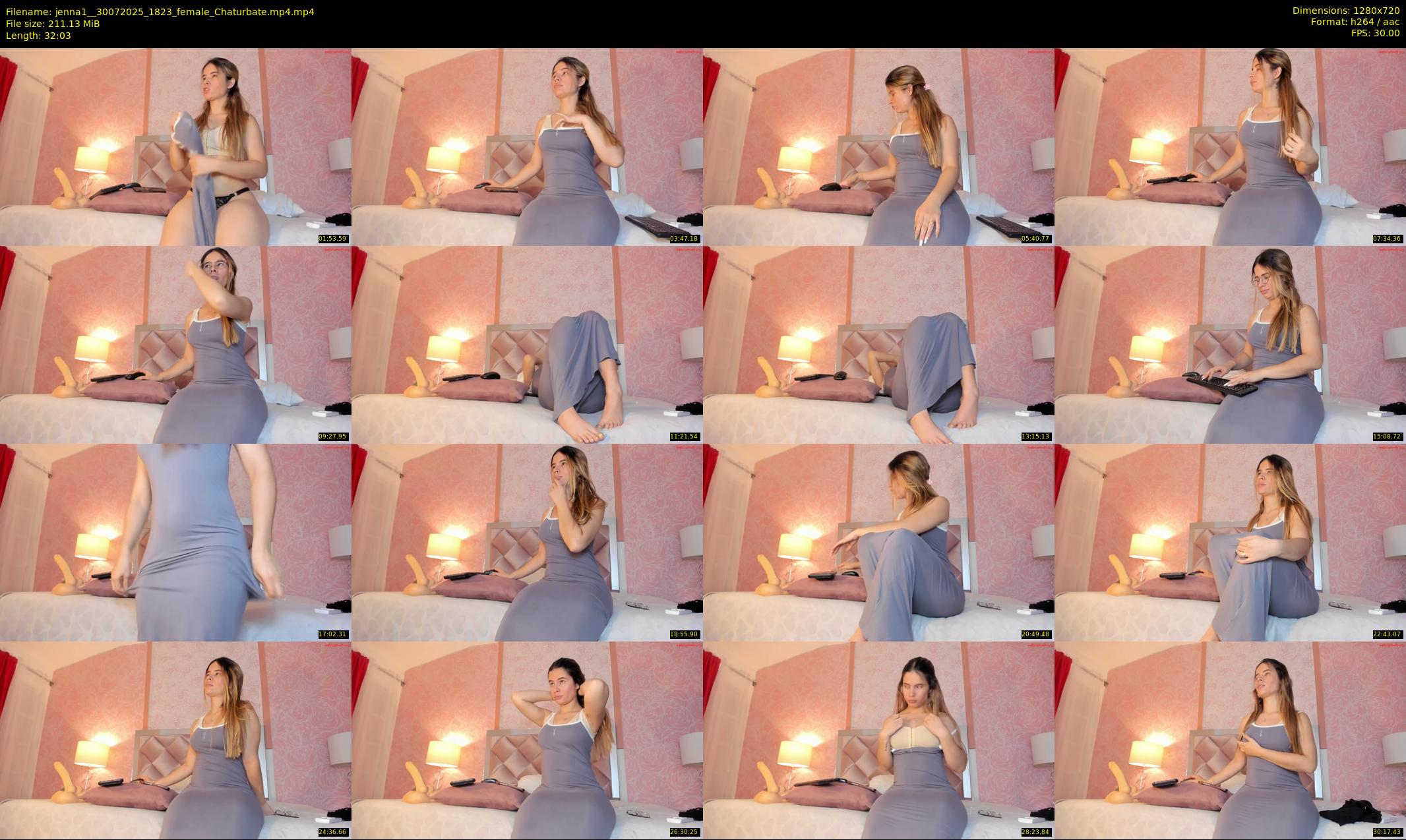 jenna1_ — 33 minute Chaturbate female cam show recording, 720p, Jul 30, 2025