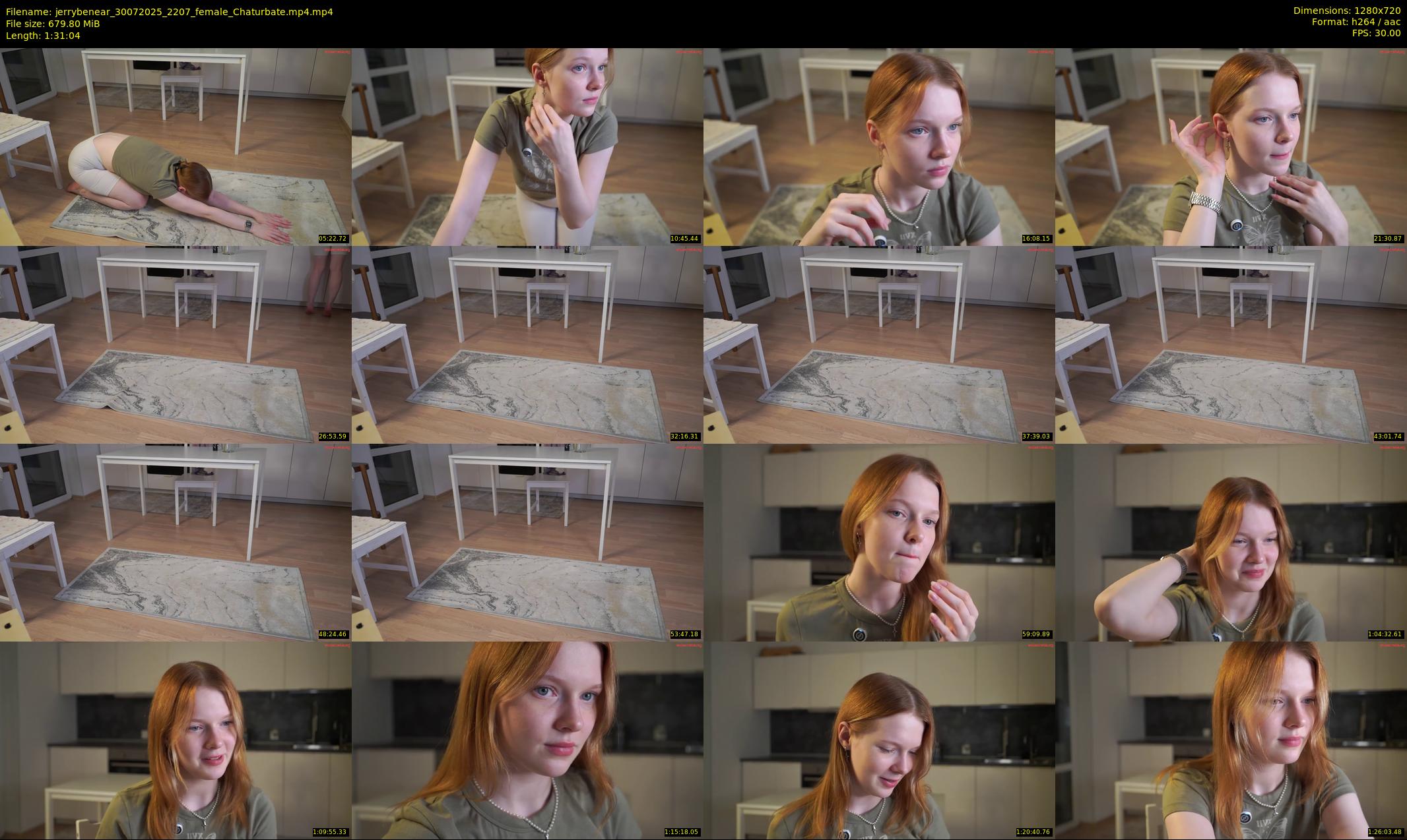 jerrybenear — 92 minute Chaturbate female cam show recording, 720p, Jul 30, 2025