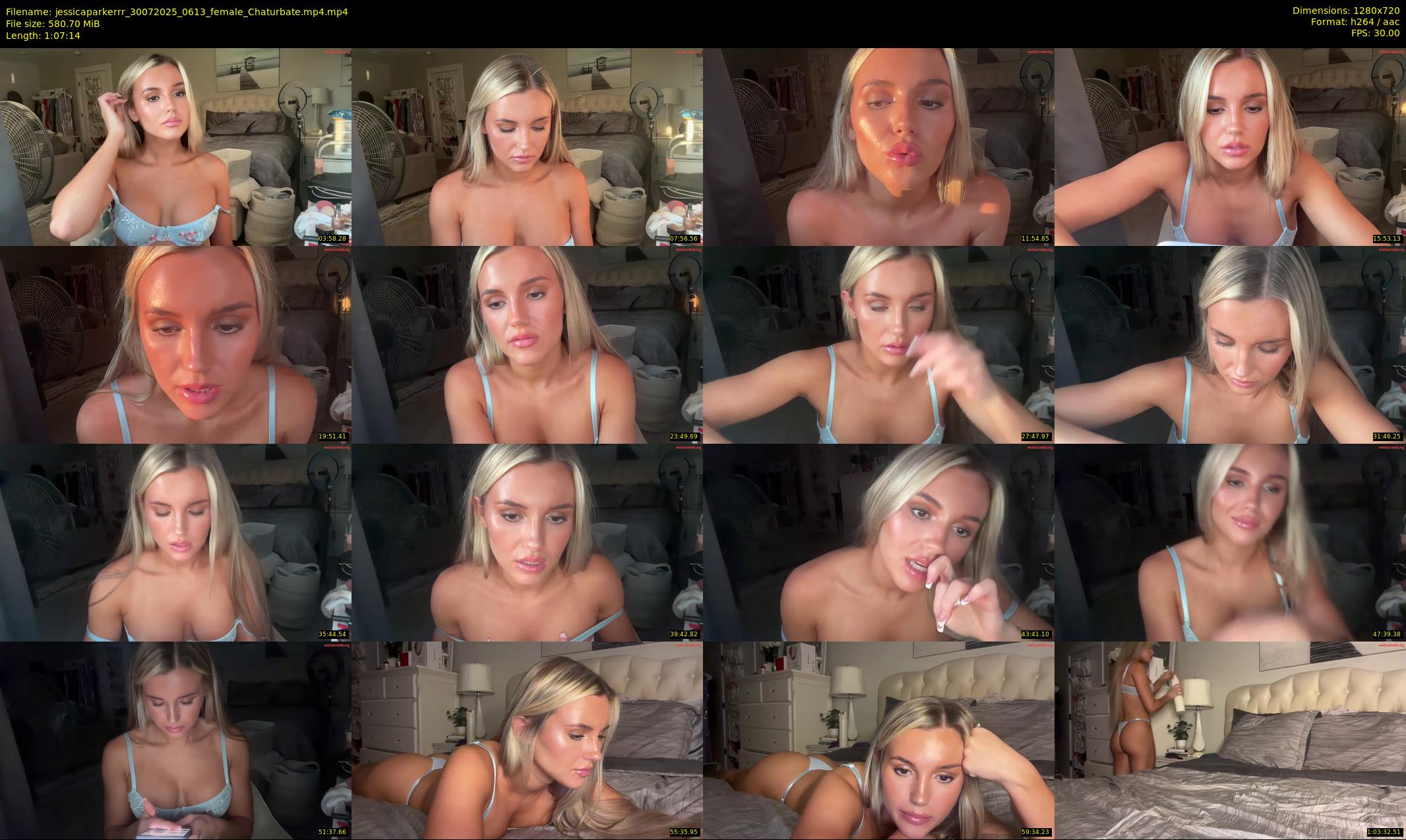 jessicaparkerrr — 68 minute Chaturbate female cam show recording, 720p, Jul 30, 2025