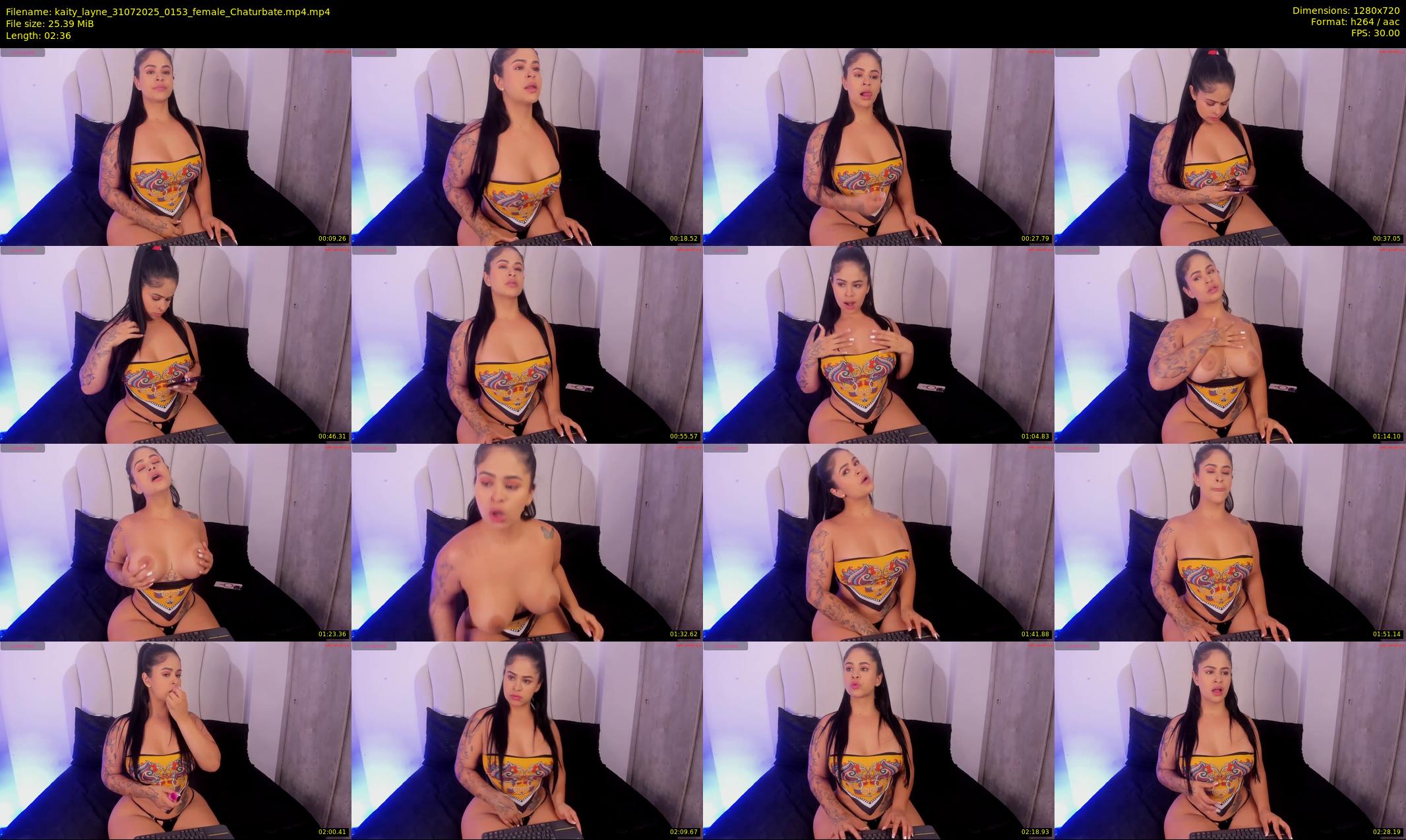 kaity_layne — 3 minute Chaturbate female cam show recording, 720p, Jul 31, 2025