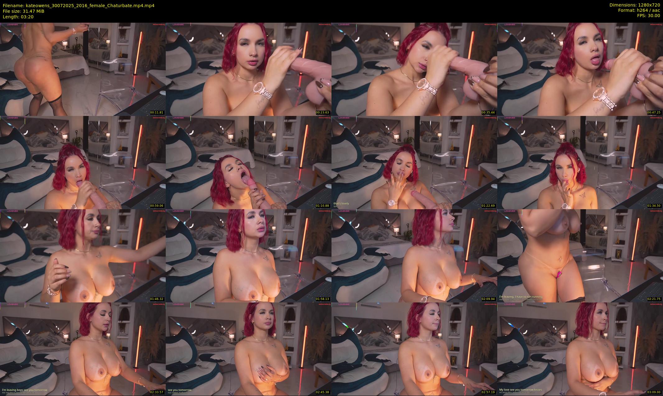 kateowens — 4 minute Chaturbate female cam show recording, 720p, Jul 30, 2025