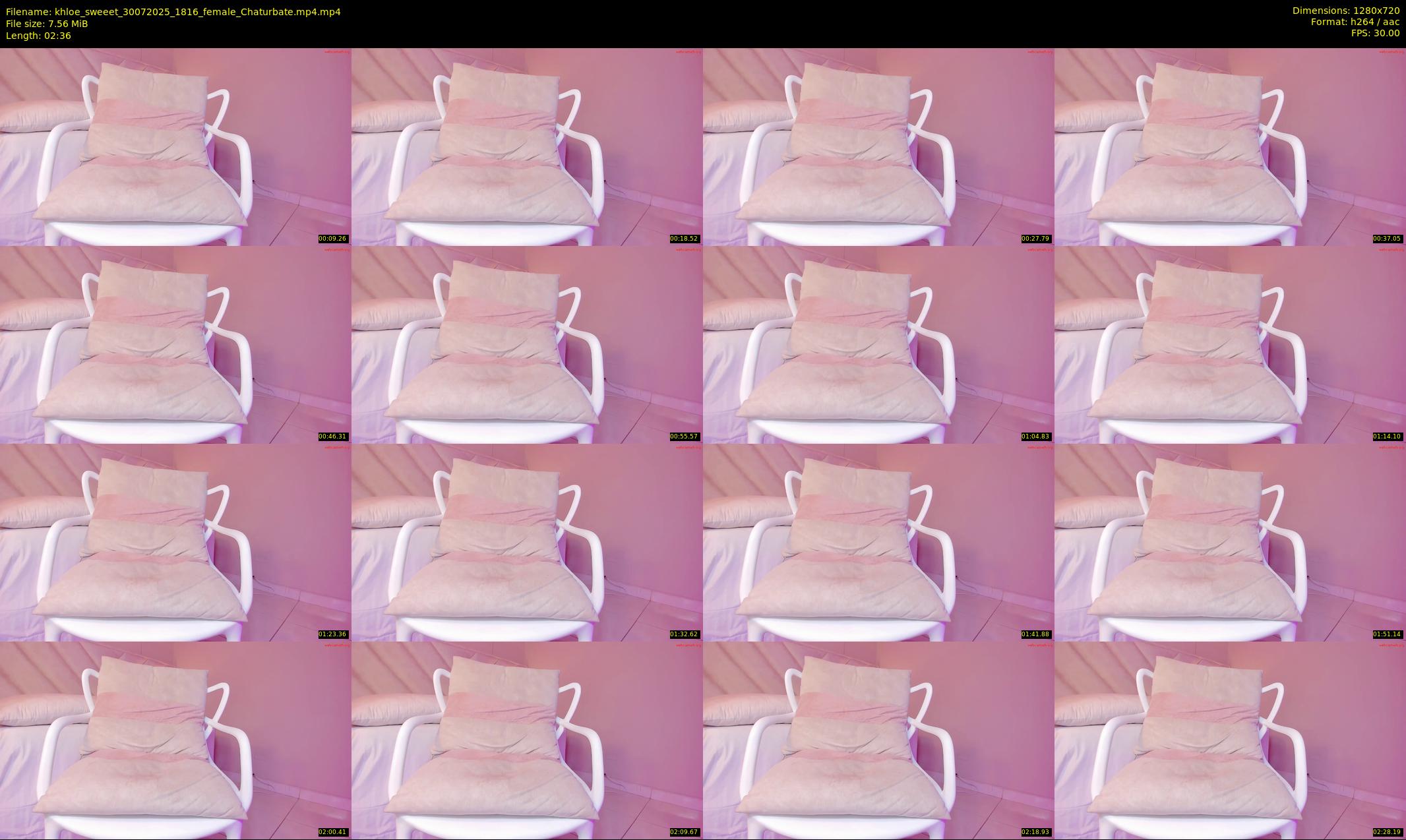 khloe_sweeet — 3 minute Chaturbate female cam show recording, 720p, Jul 30, 2025