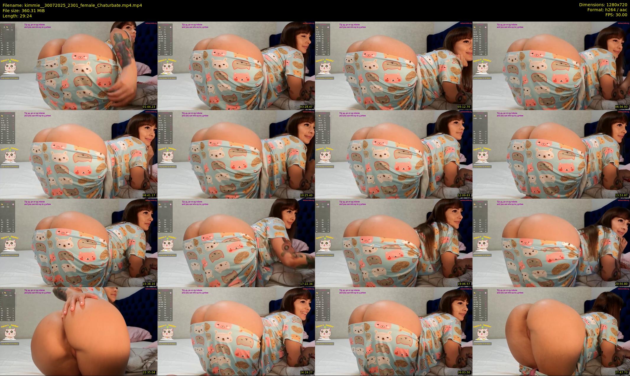 kimmie_ — 30 minute Chaturbate female cam show recording, 720p, Jul 30, 2025