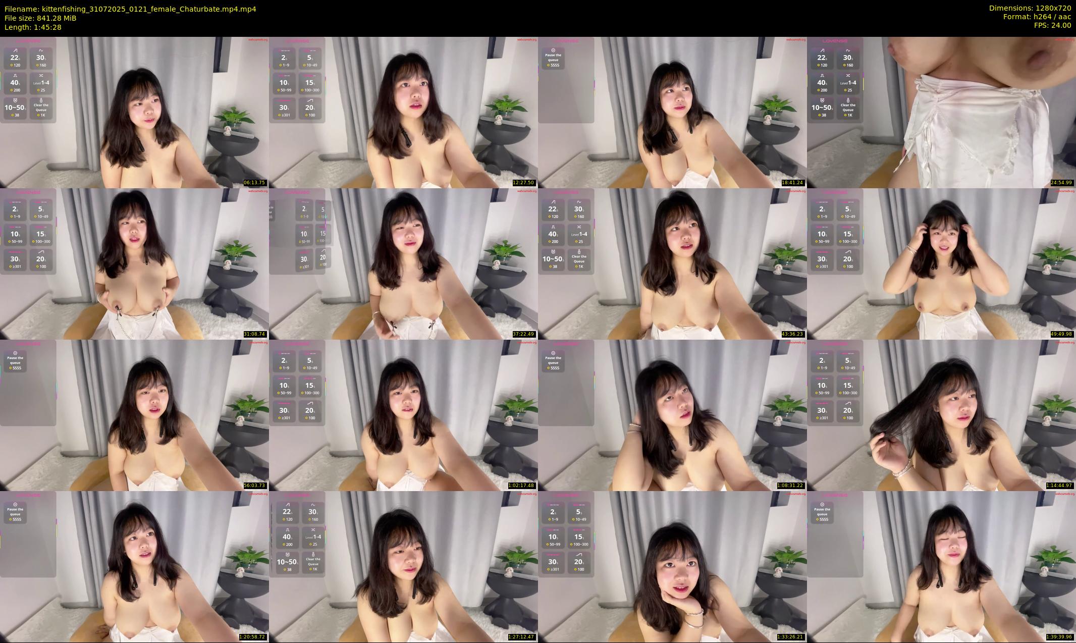 kittenfishing — 106 minute Chaturbate female cam show recording, 720p, Jul 31, 2025