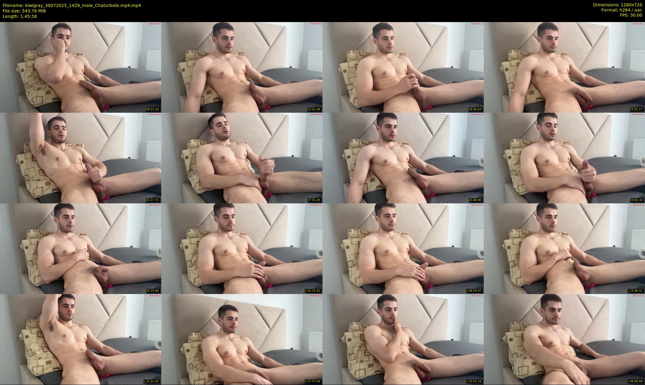 kiwigray — 106 minute Chaturbate male cam show recording, 720p, Jul 30, 2025