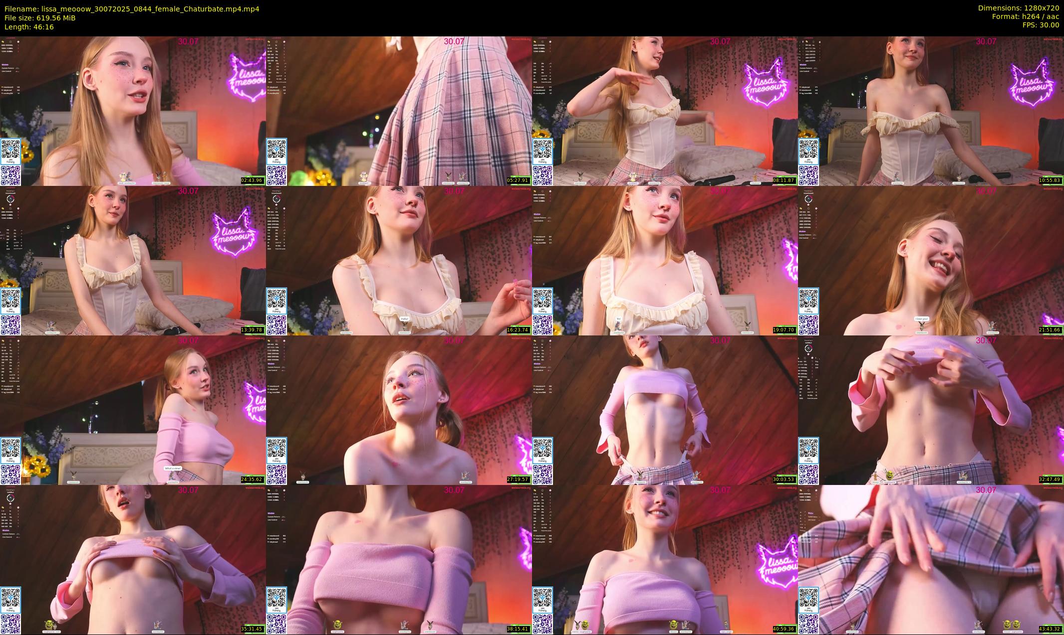 lissa_meooow — 47 minute Chaturbate female cam show recording, 720p, Jul 30, 2025
