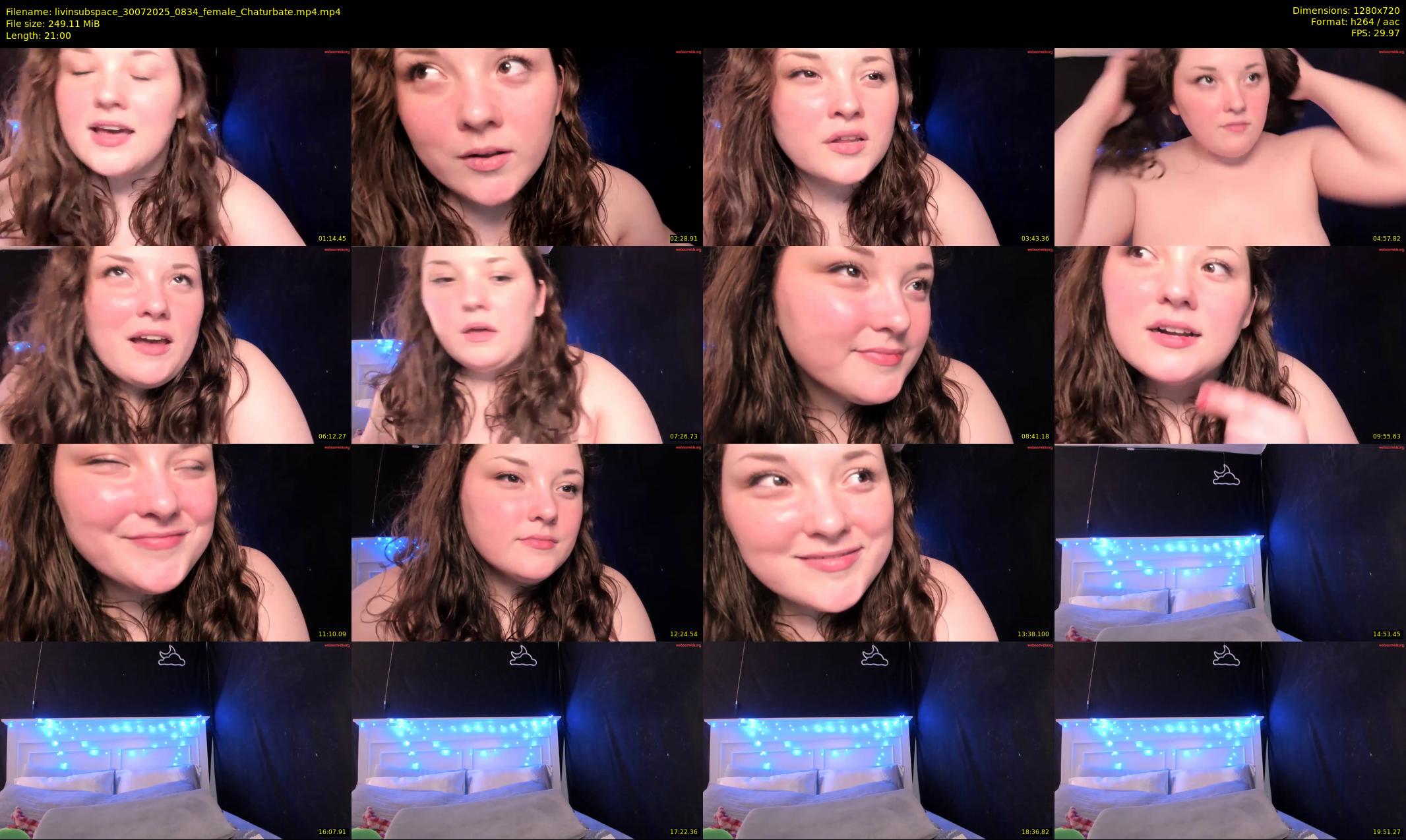 livinsubspace — 21 minute Chaturbate female cam show recording, 720p, Jul 30, 2025