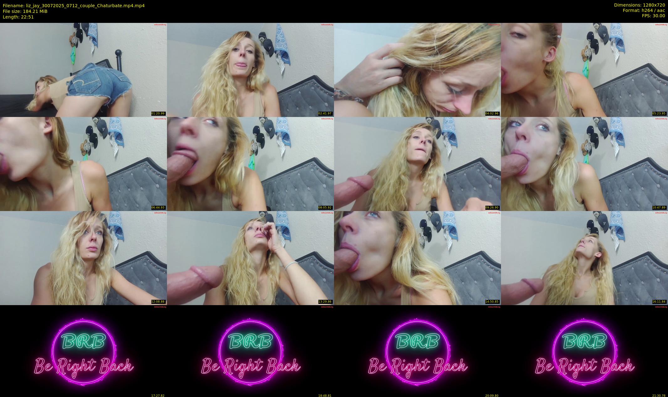 liz_jay — 23 minute Chaturbate couple cam show recording, 720p, Jul 30, 2025