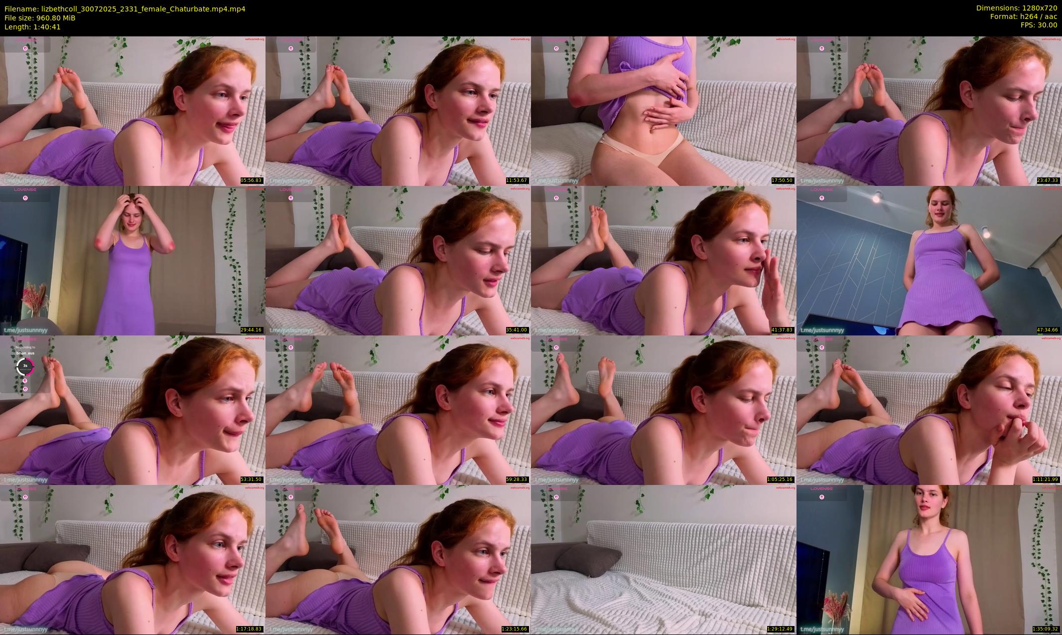 lizbethcoll — 101 minute Chaturbate female cam show recording, 720p, Jul 30, 2025