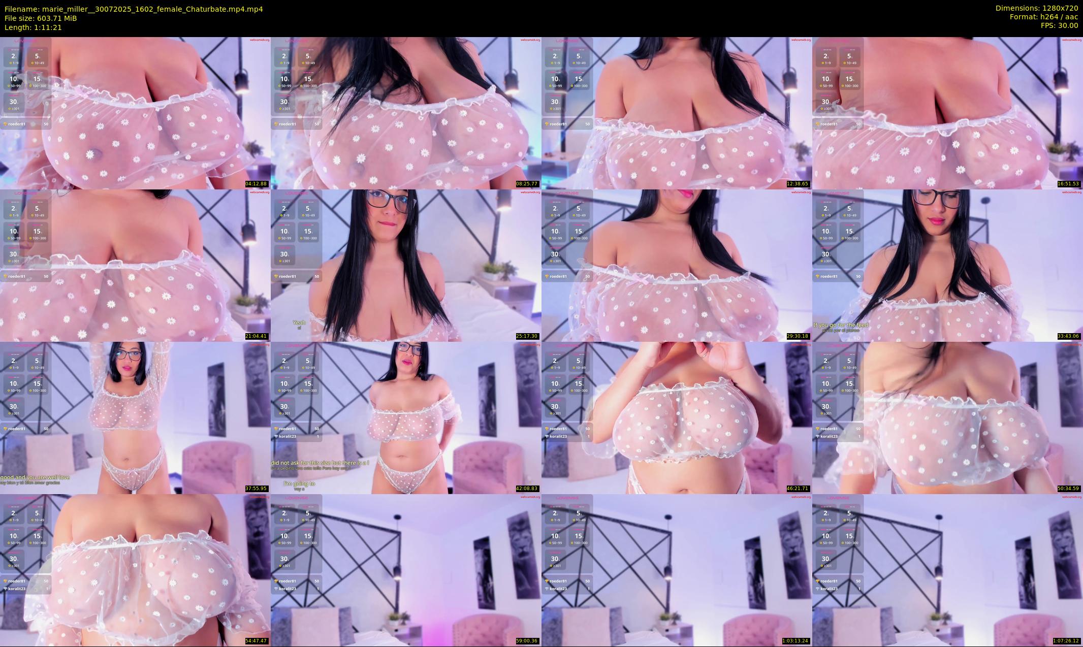 marie_miller_ — 72 minute Chaturbate female cam show recording, 720p, Jul 30, 2025