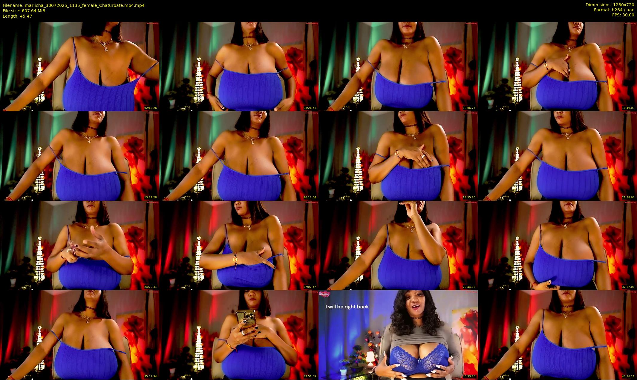 mariicha — 46 minute Chaturbate female cam show recording, 720p, Jul 30, 2025