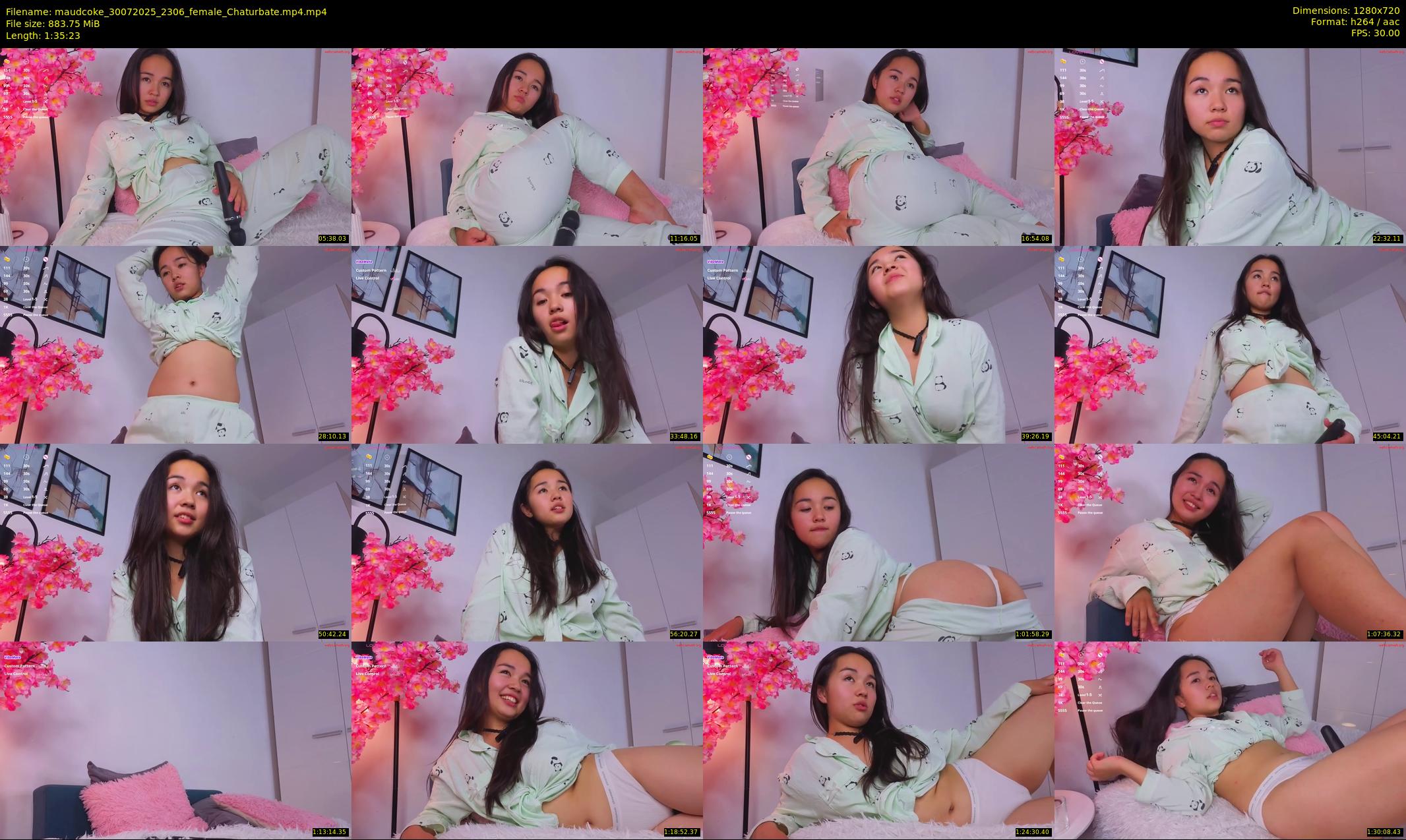 maudcoke — 96 minute Chaturbate female cam show recording, 720p, Jul 30, 2025