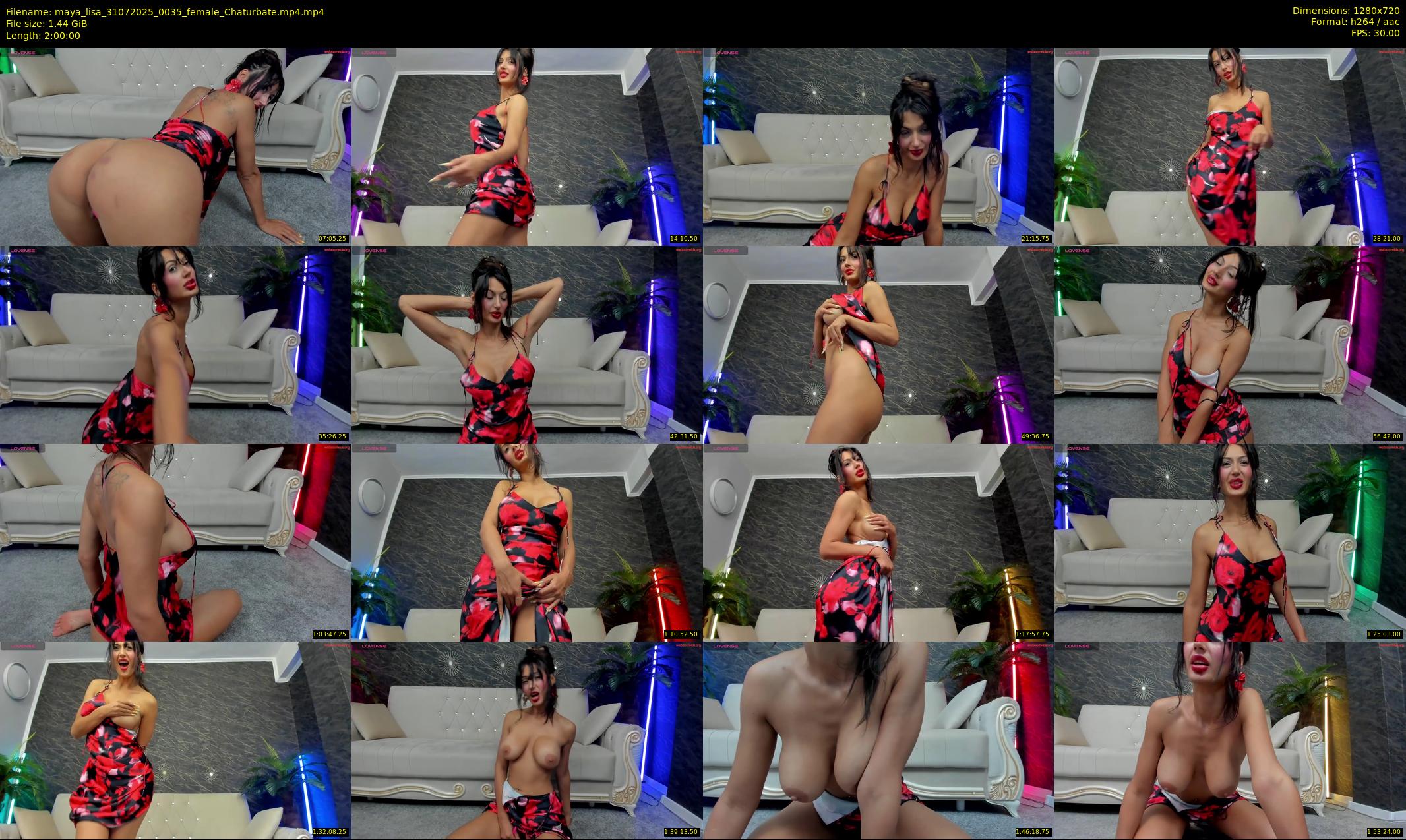 maya_lisa — 120 minute Chaturbate female cam show recording, 720p, Jul 31, 2025