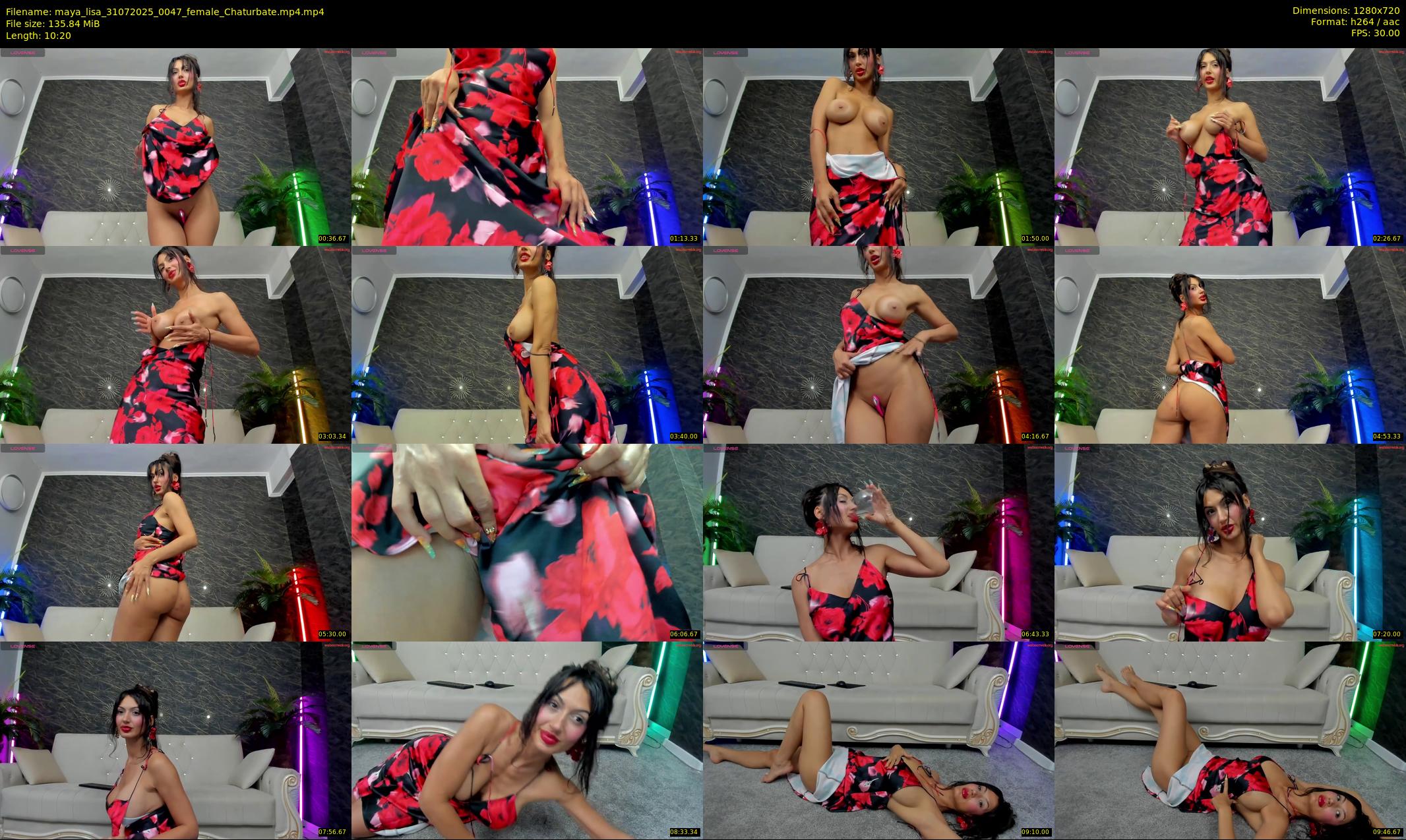 maya_lisa — 11 minute Chaturbate female cam show recording, 720p, Jul 31, 2025