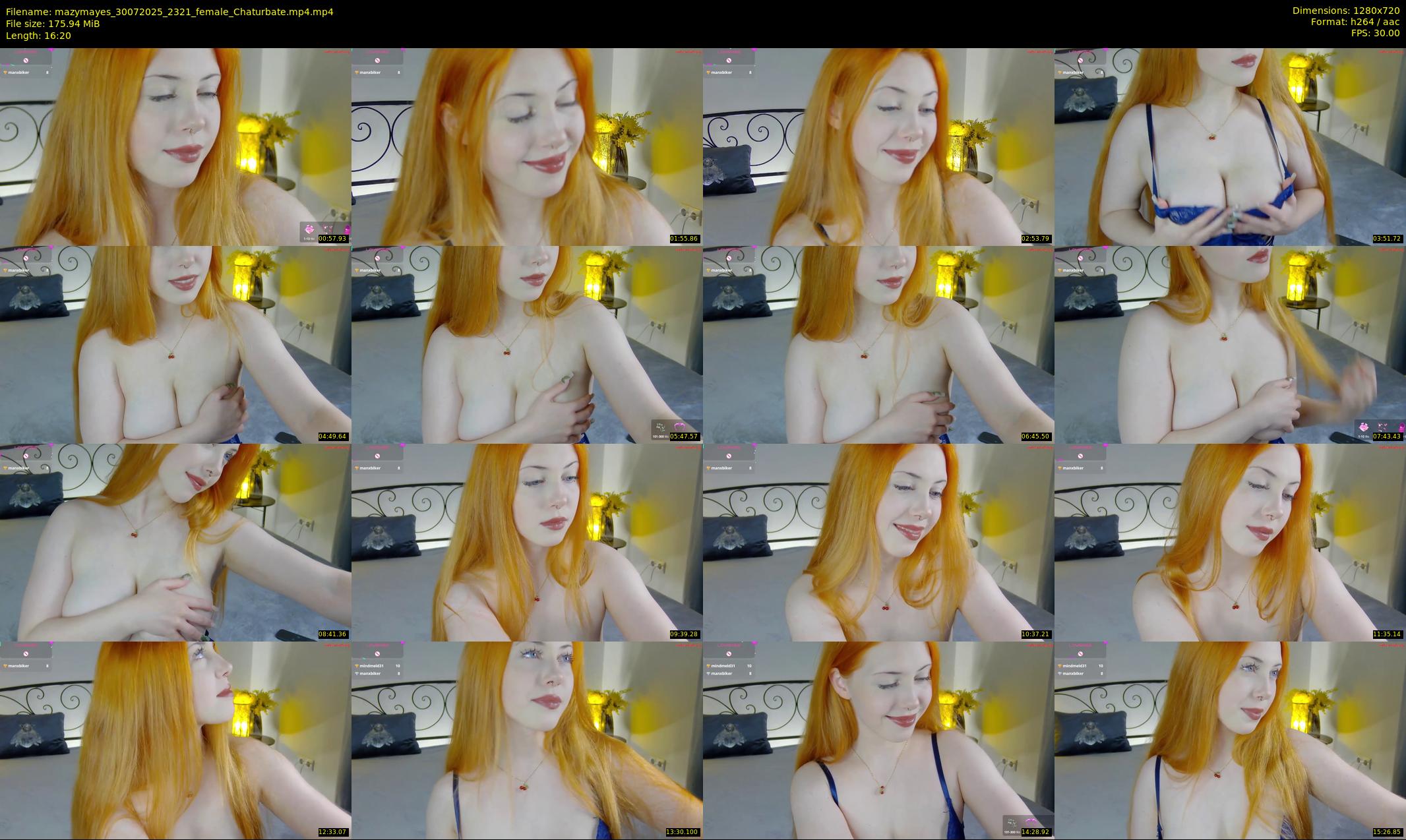 mazymayes — 17 minute Chaturbate female cam show recording, 720p, Jul 30, 2025