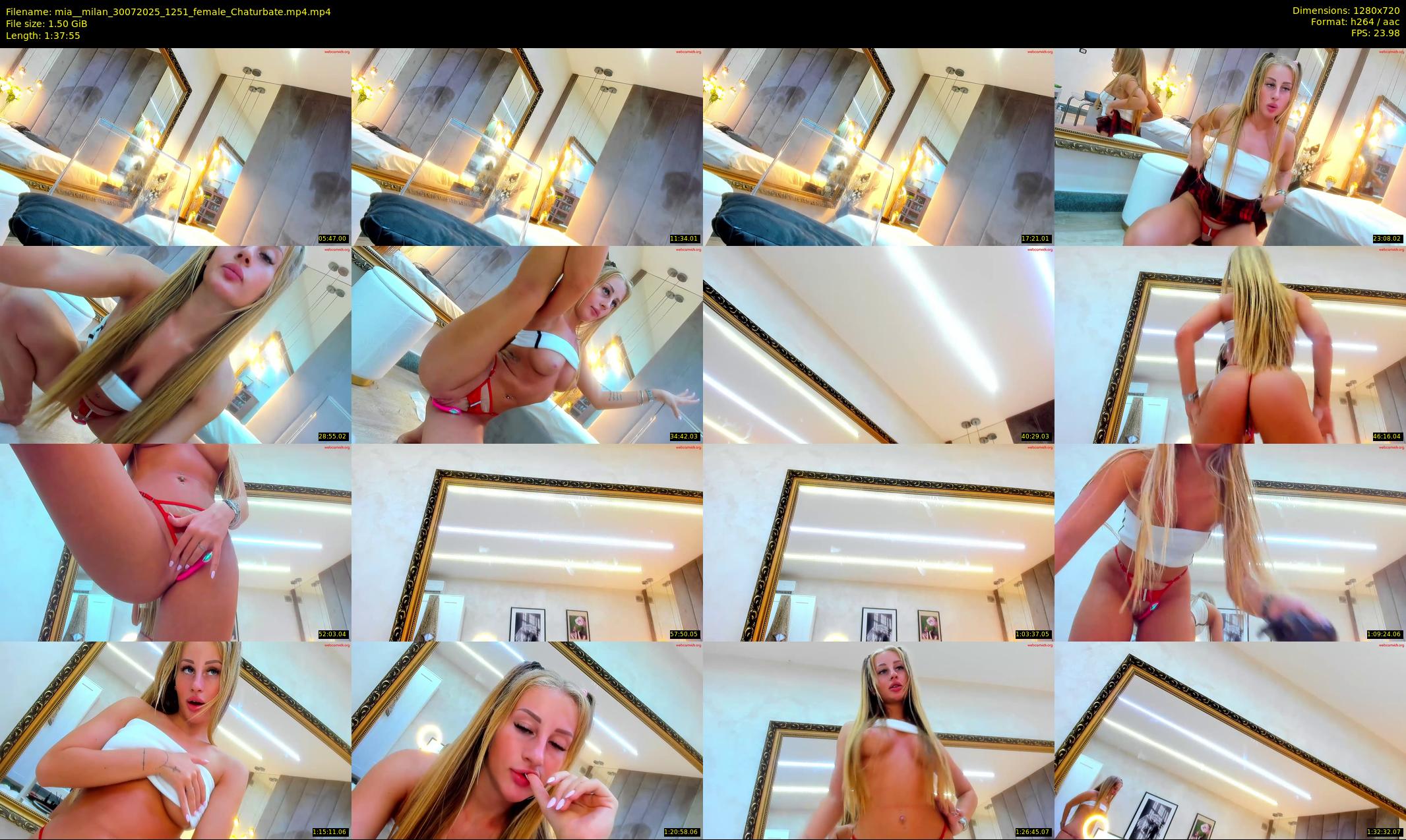mia__milan — 98 minute Chaturbate female cam show recording, 720p, Jul 30, 2025