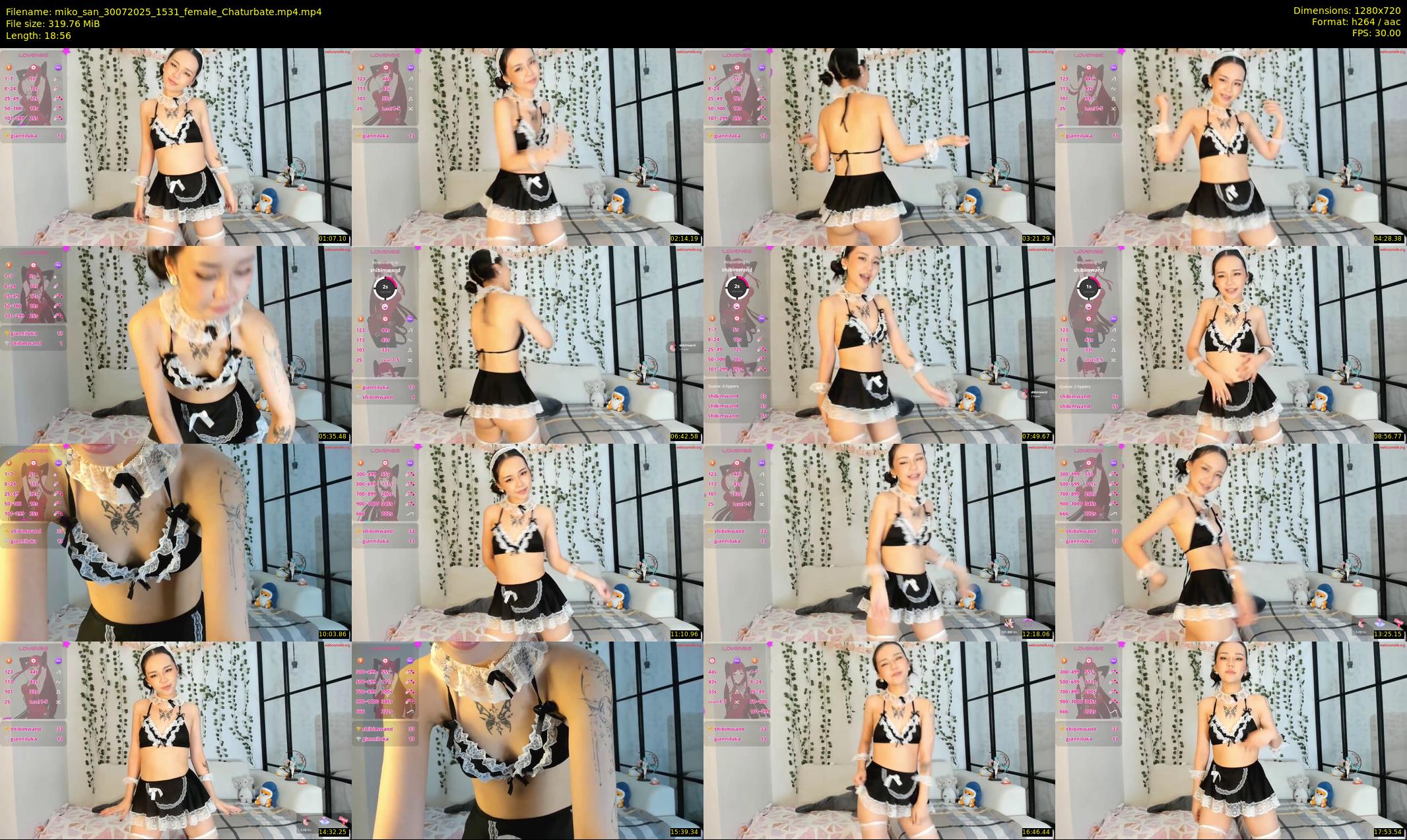 miko_san — 19 minute Chaturbate female cam show recording, 720p, Jul 30, 2025