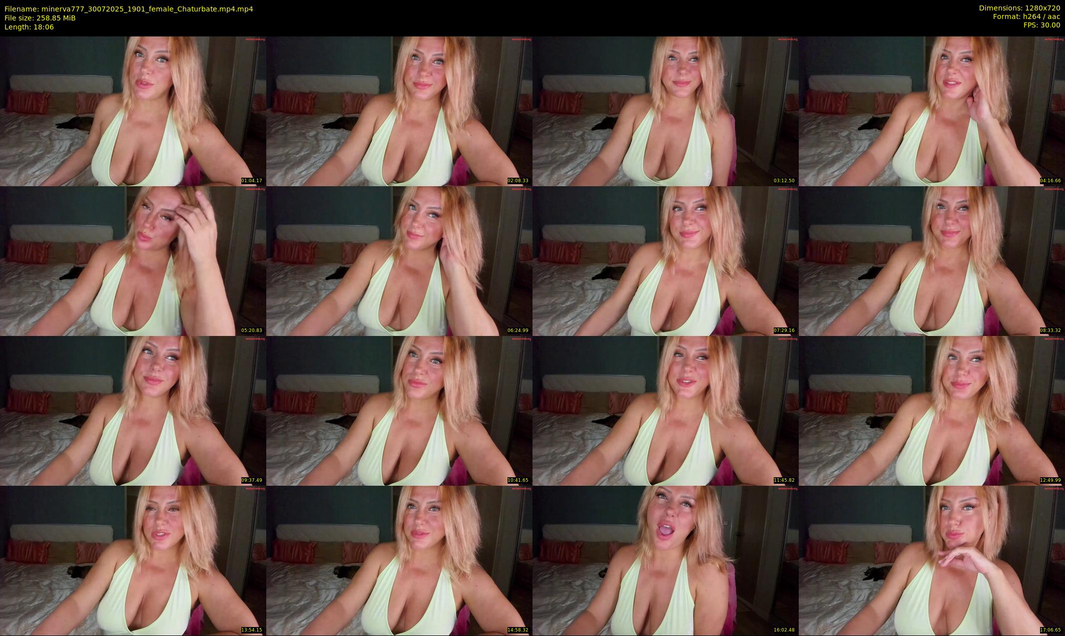 minerva777 — 19 minute Chaturbate female cam show recording, 720p, Jul 30, 2025