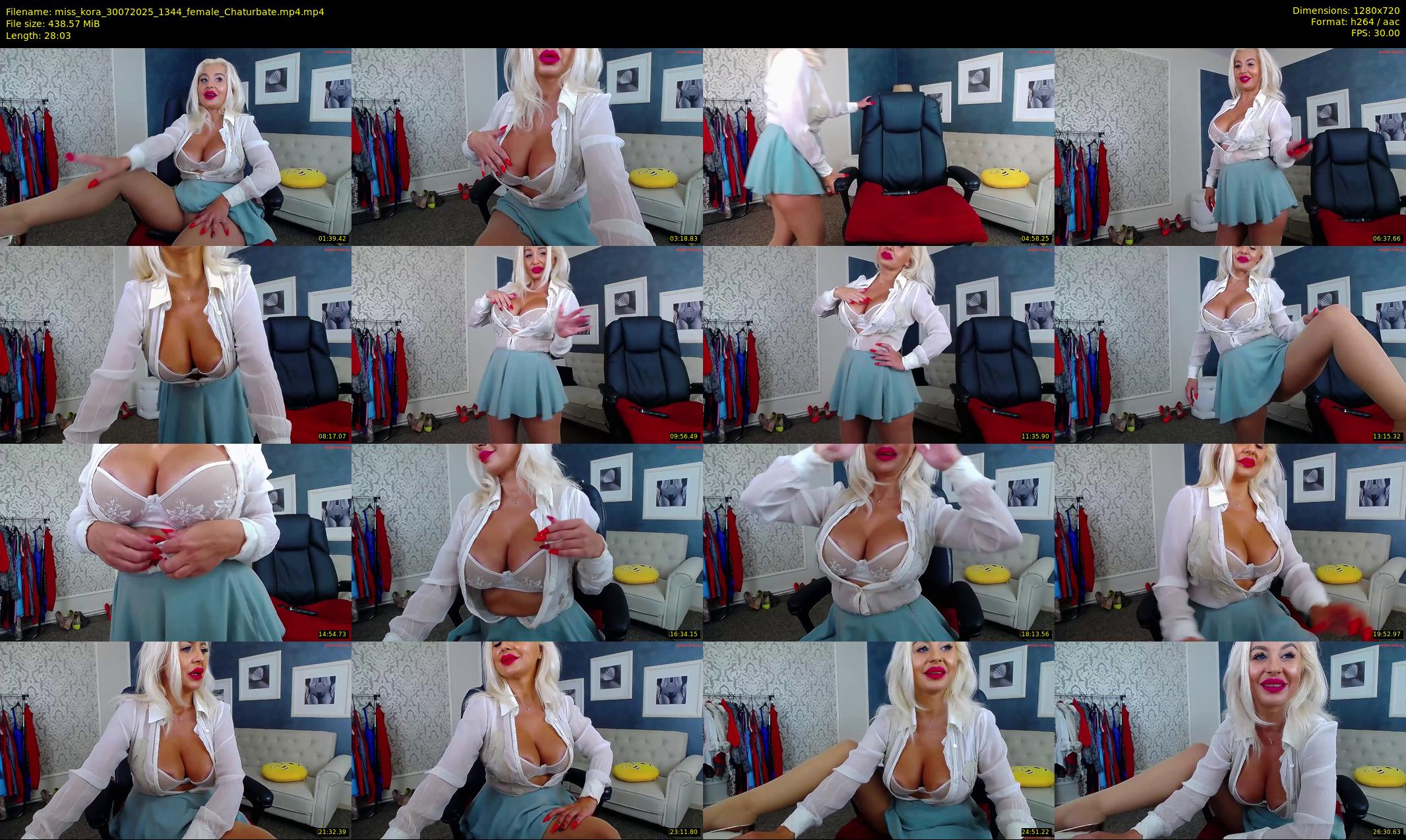 miss_kora — 29 minute Chaturbate female cam show recording, 720p, Jul 30, 2025