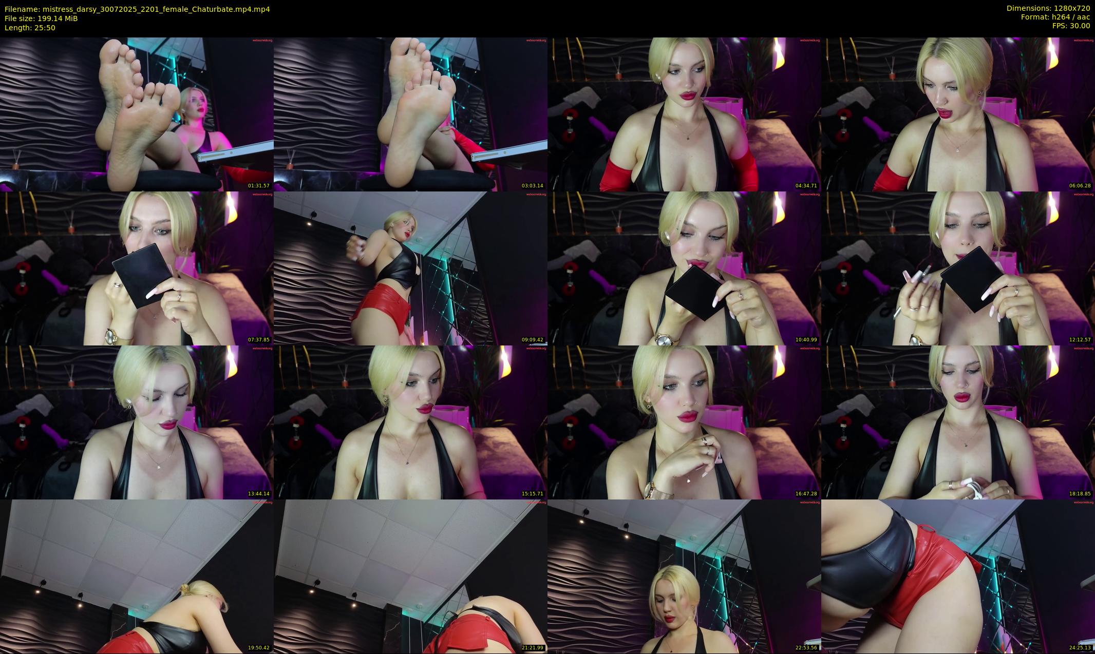 mistress_darsy — 26 minute Chaturbate female cam show recording, 720p, Jul 30, 2025