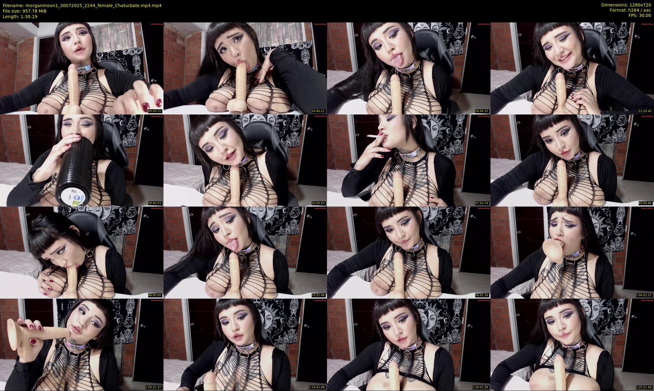 morganmoon1 — 91 minute Chaturbate female cam show recording, 720p, Jul 30, 2025
