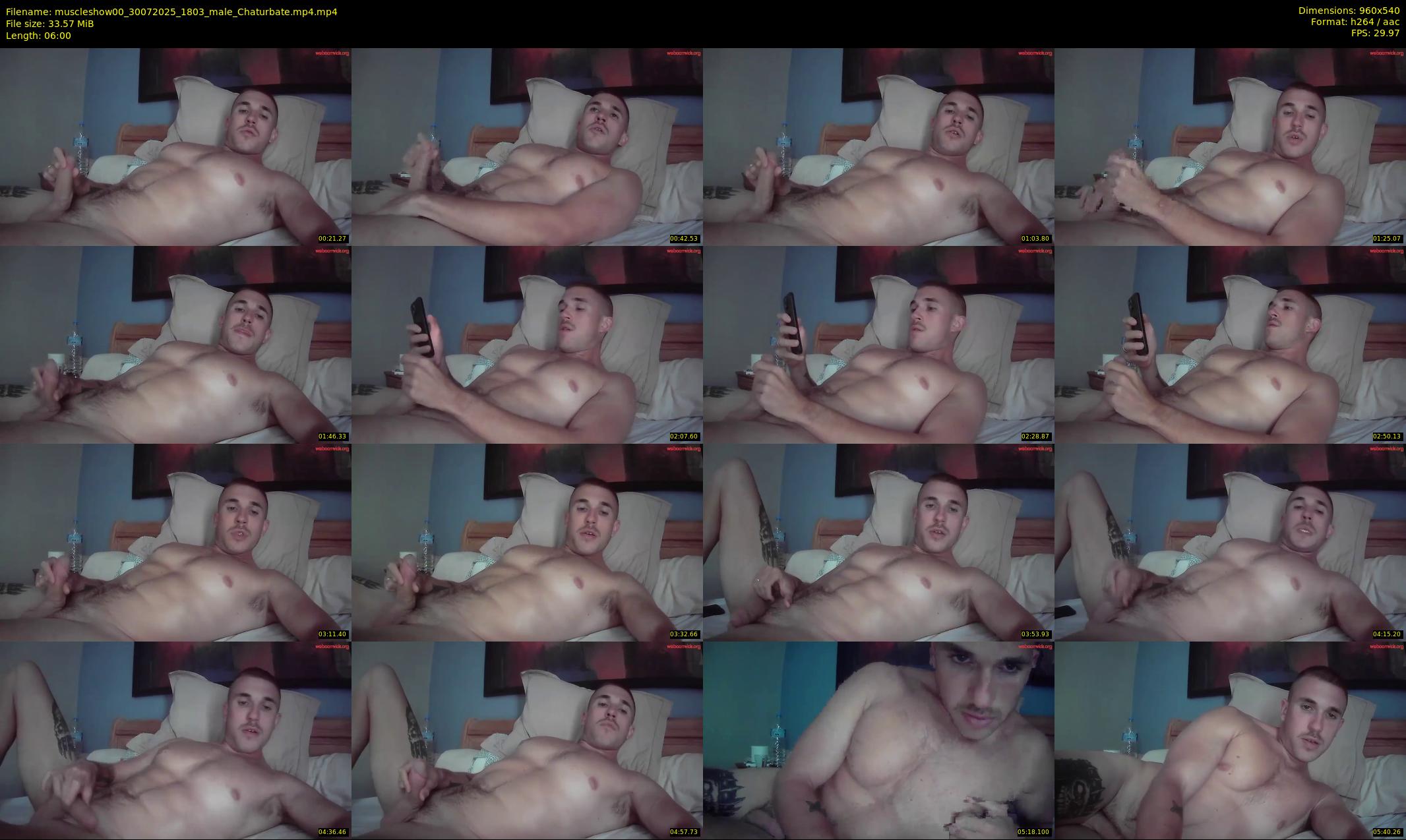 muscleshow00 — 6 minute Chaturbate male cam show recording, 480p, Jul 30, 2025