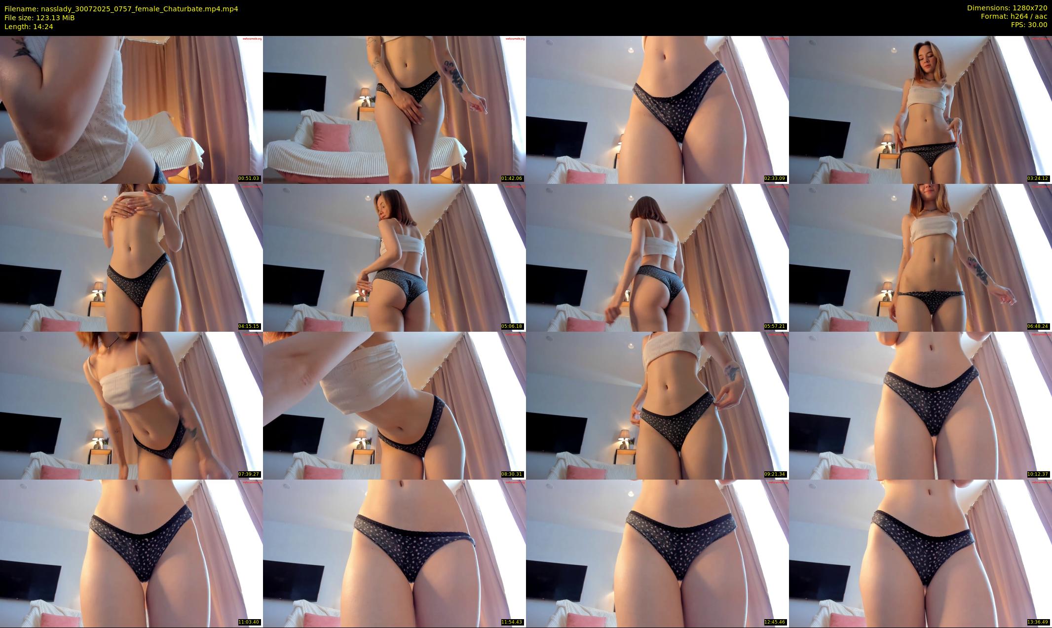 nasslady — 15 minute Chaturbate female cam show recording, 720p, Jul 30, 2025