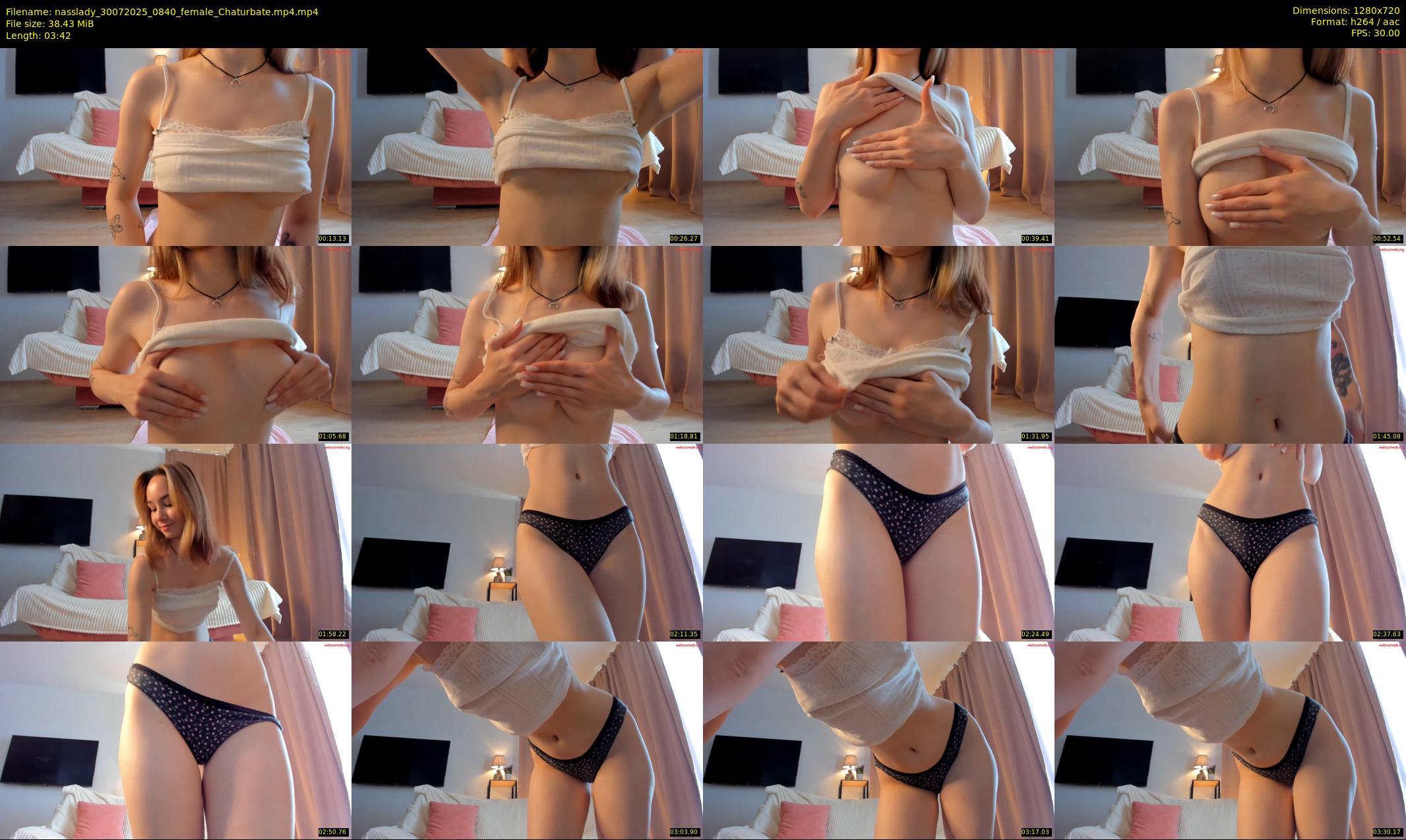 nasslady — 4 minute Chaturbate female cam show recording, 720p, Jul 30, 2025