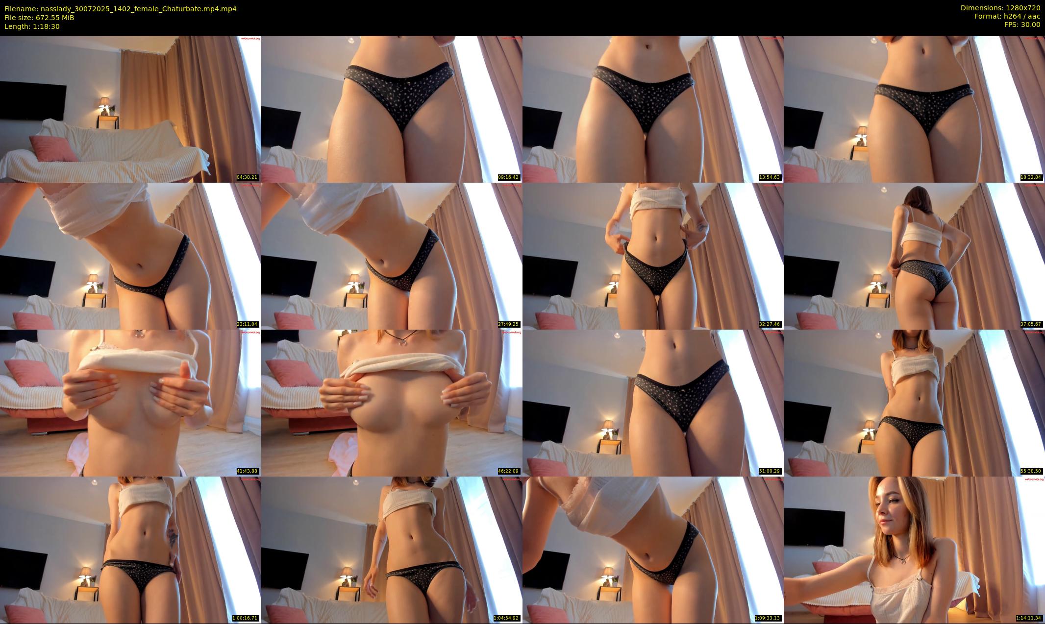 nasslady — 79 minute Chaturbate female cam show recording, 720p, Jul 30, 2025
