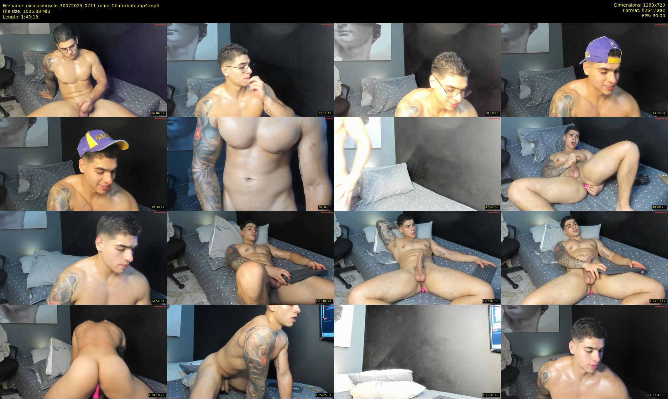 nicolasmuscle — 104 minute Chaturbate male cam show recording, 720p, Jul 30, 2025