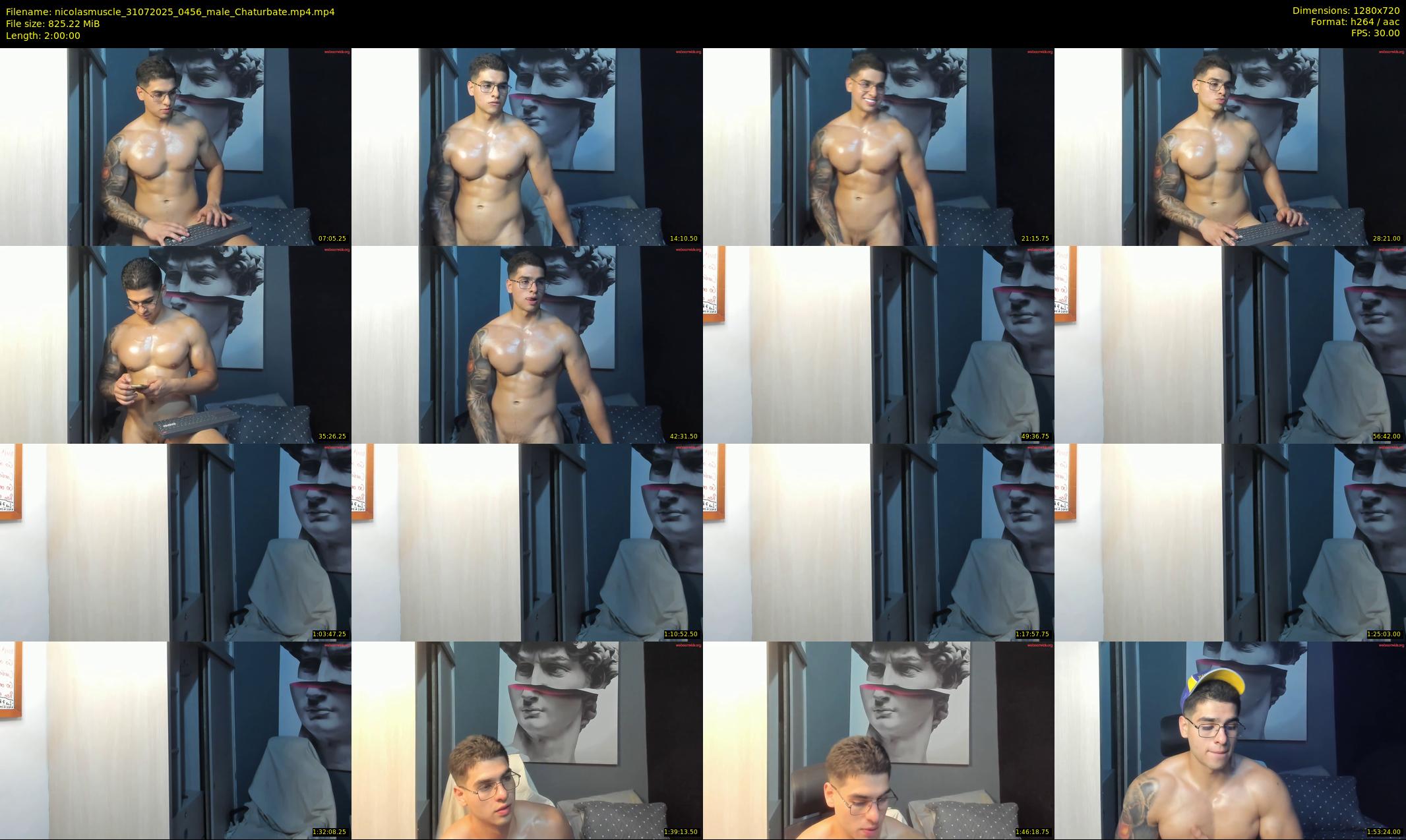 nicolasmuscle — 120 minute Chaturbate male cam show recording, 720p, Jul 31, 2025