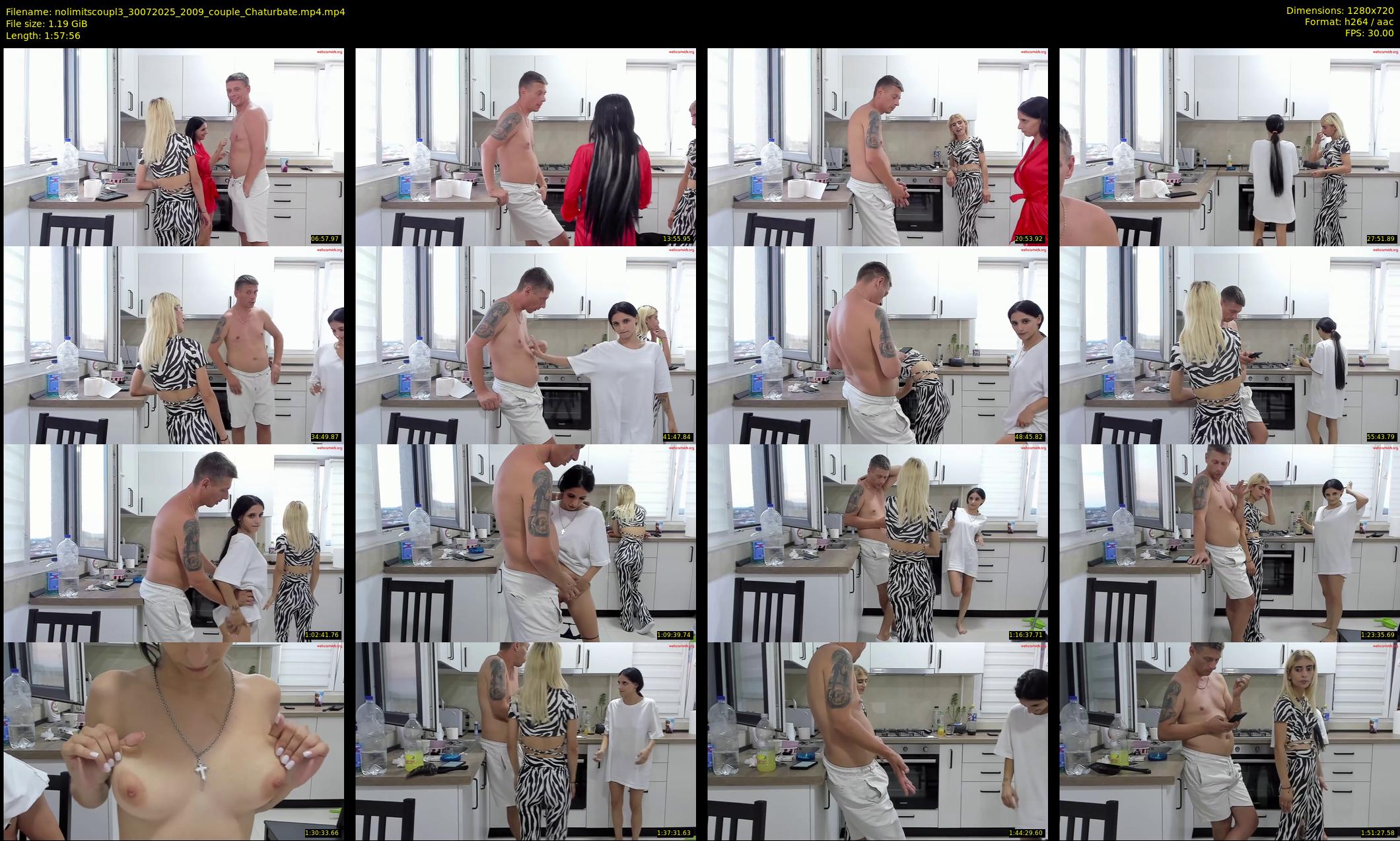 nolimitscoupl3 — 118 minute Chaturbate couple cam show recording, 720p, Jul 30, 2025