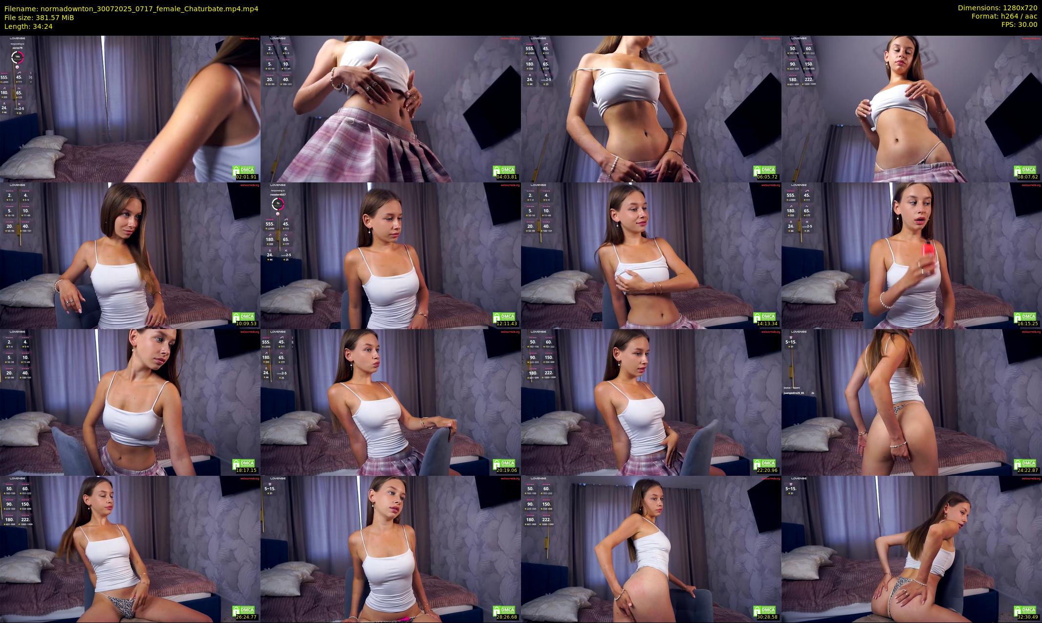 normadownton — 35 minute Chaturbate female cam show recording, 720p, Jul 30, 2025