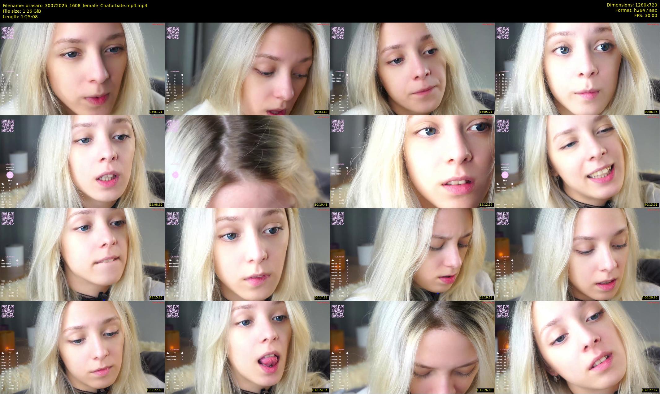orasaro — 86 minute Chaturbate female cam show recording, 720p, Jul 30, 2025