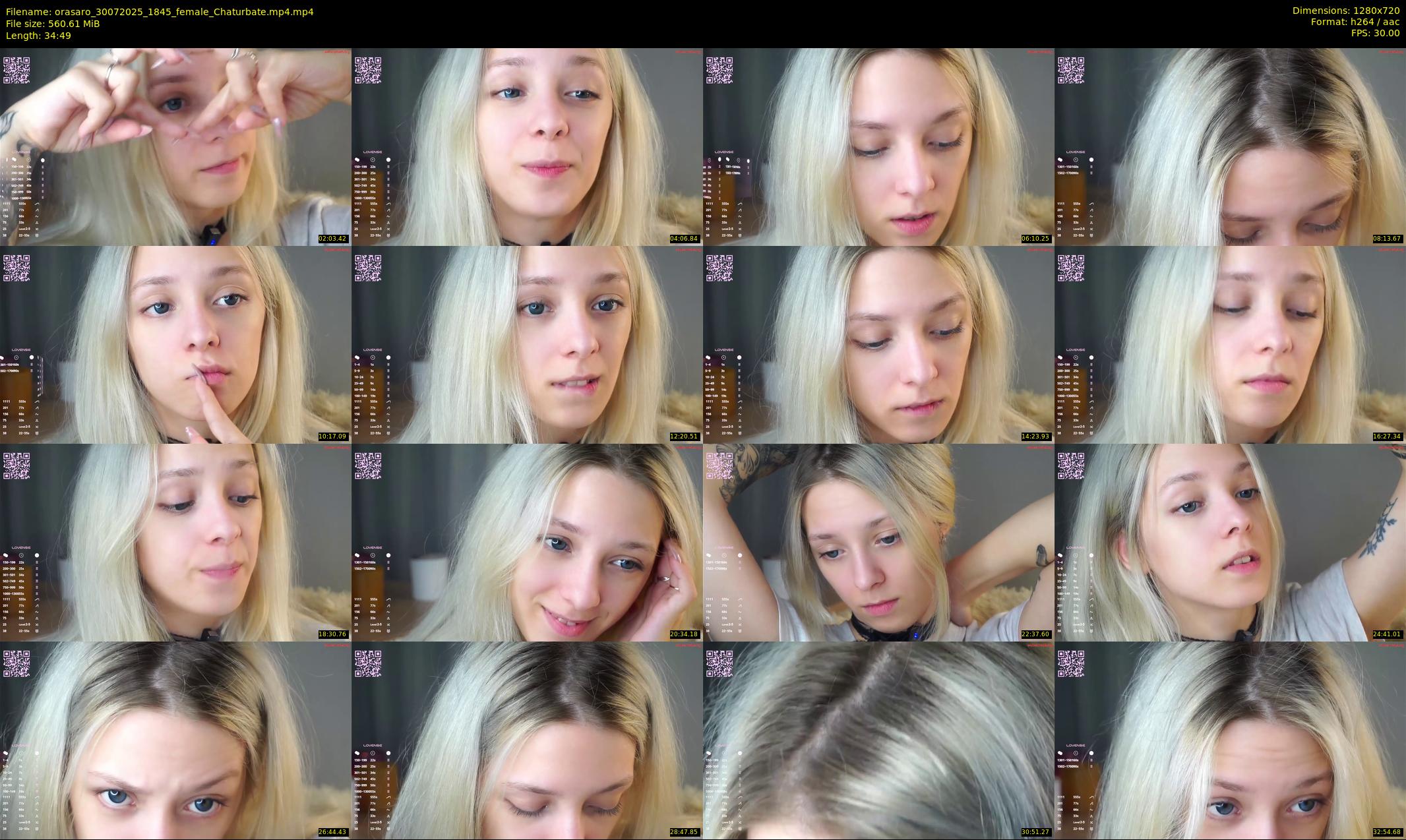 orasaro — 35 minute Chaturbate female cam show recording, 720p, Jul 30, 2025