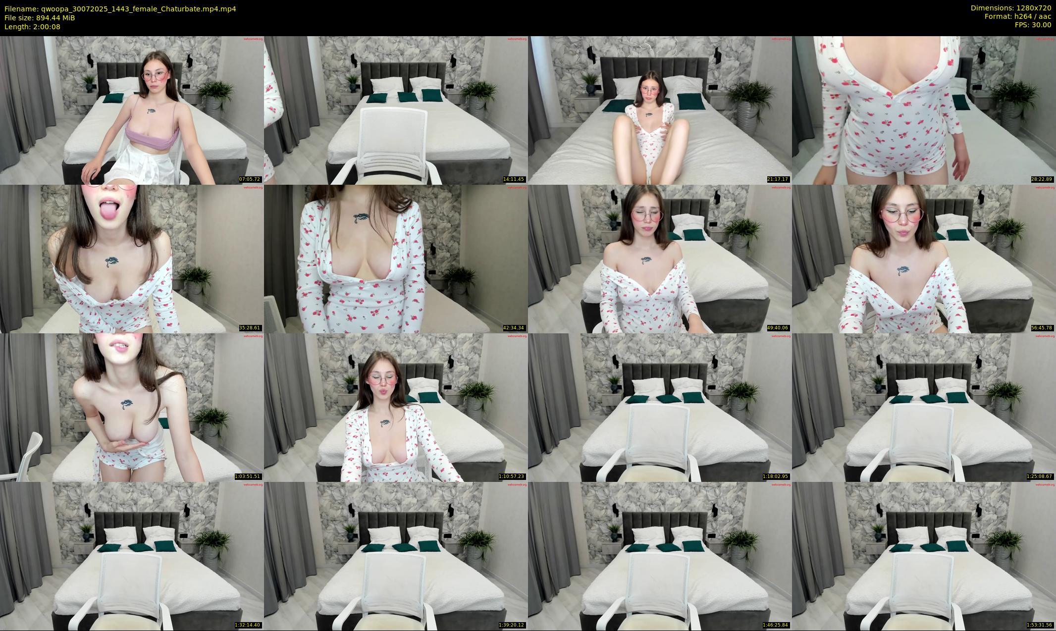 qwoopa — 121 minute Chaturbate female cam show recording, 720p, Jul 30, 2025