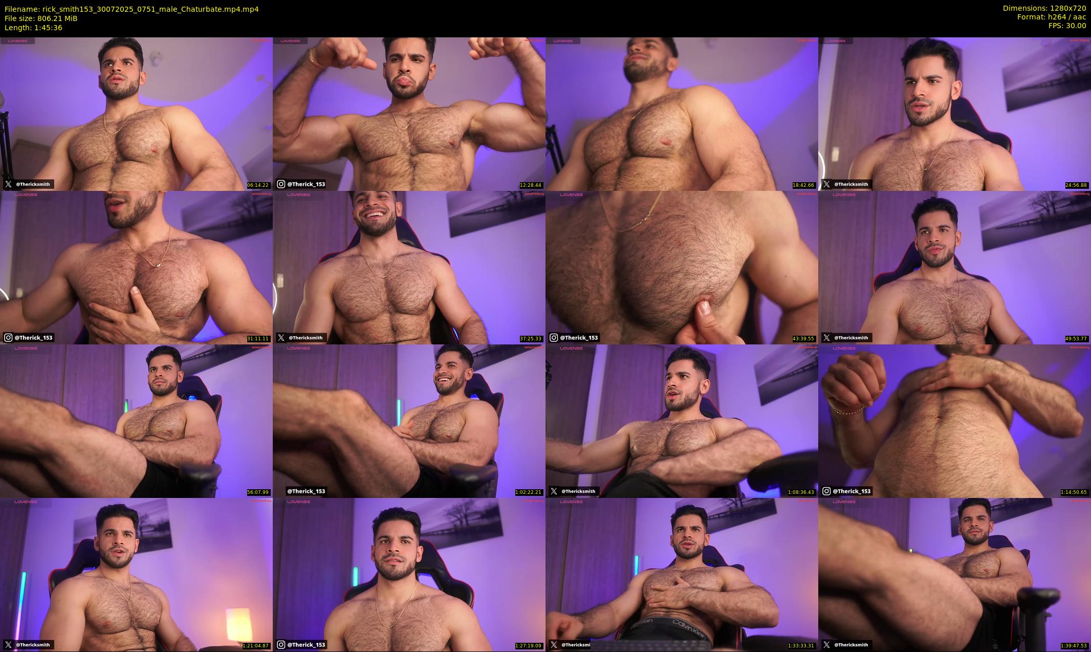 rick_smith153 — 106 minute Chaturbate male cam show recording, 720p, Jul 30, 2025