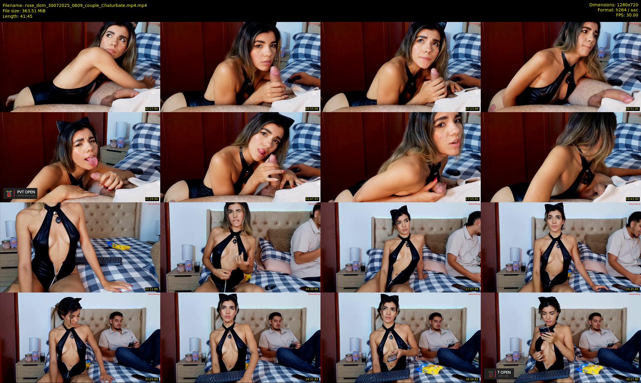rose_dom — 42 minute Chaturbate couple cam show recording, 720p, Jul 30, 2025