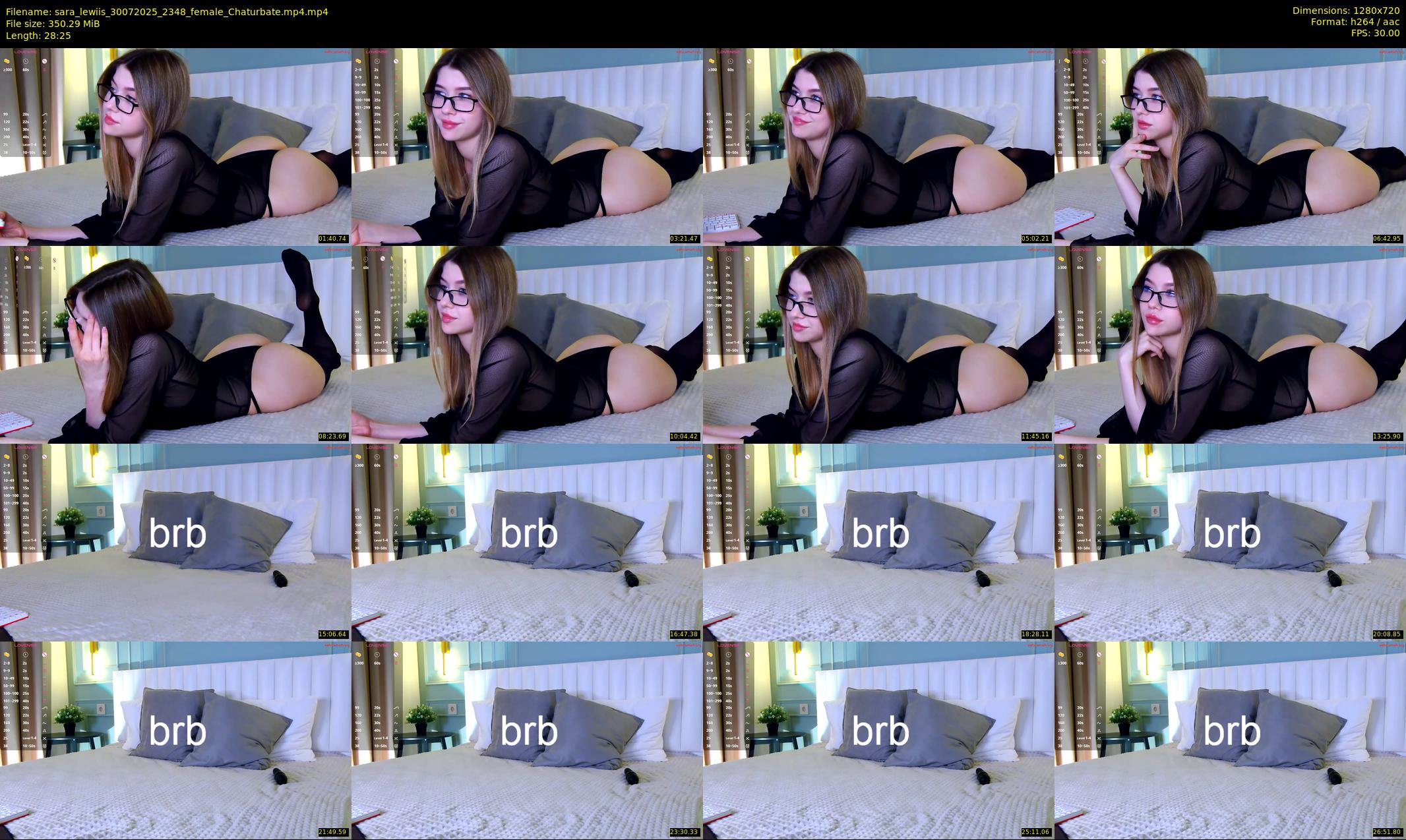 sara_lewiis — 29 minute Chaturbate female cam show recording, 720p, Jul 30, 2025