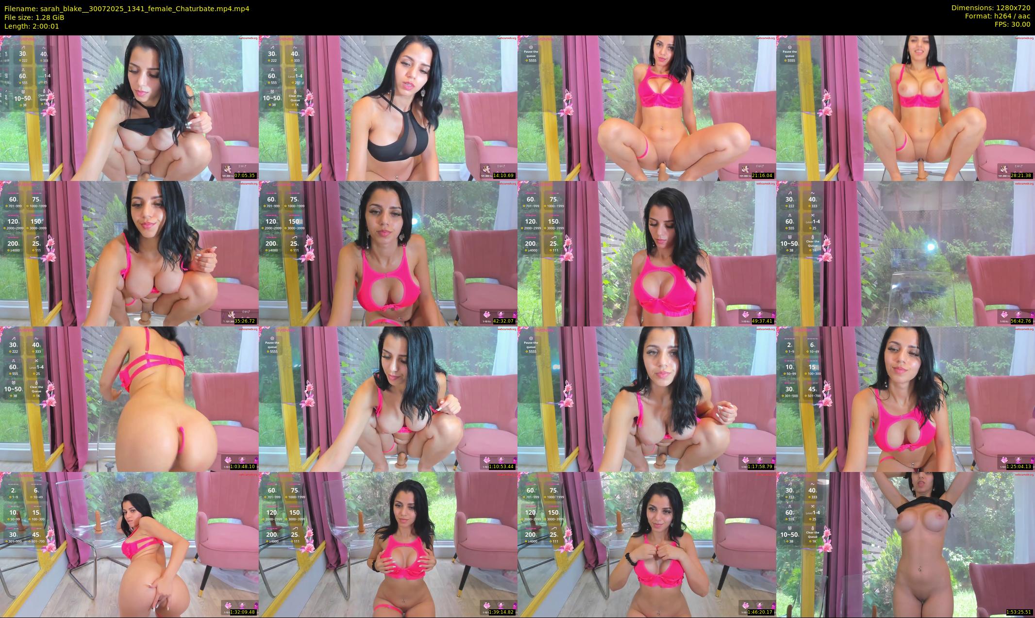 sarah_blake_ — 121 minute Chaturbate female cam show recording, 720p, Jul 30, 2025