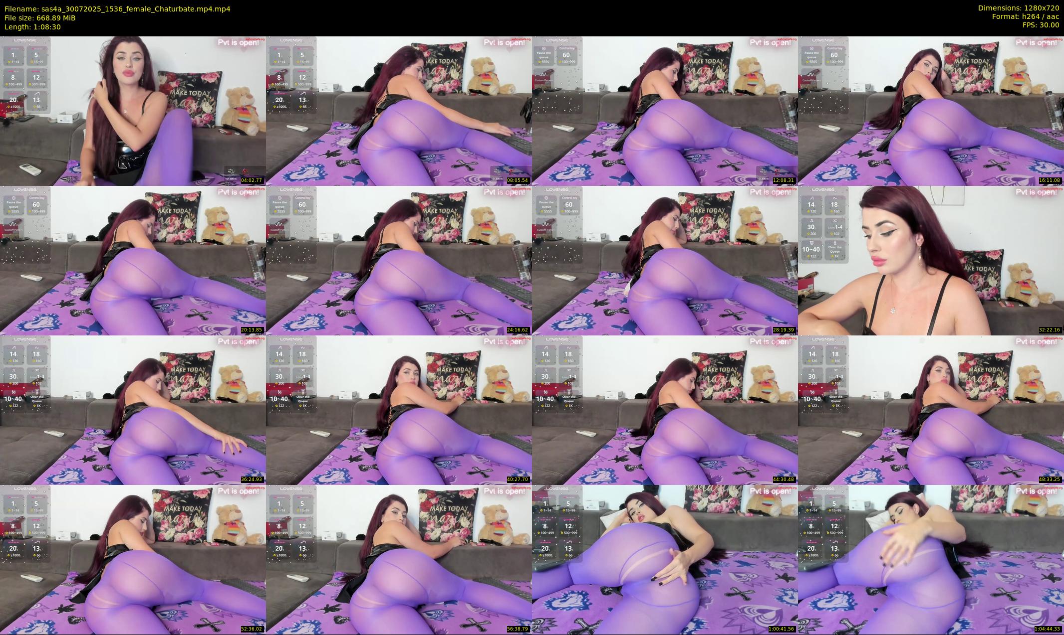 sas4a — 69 minute Chaturbate female cam show recording, 720p, Jul 30, 2025