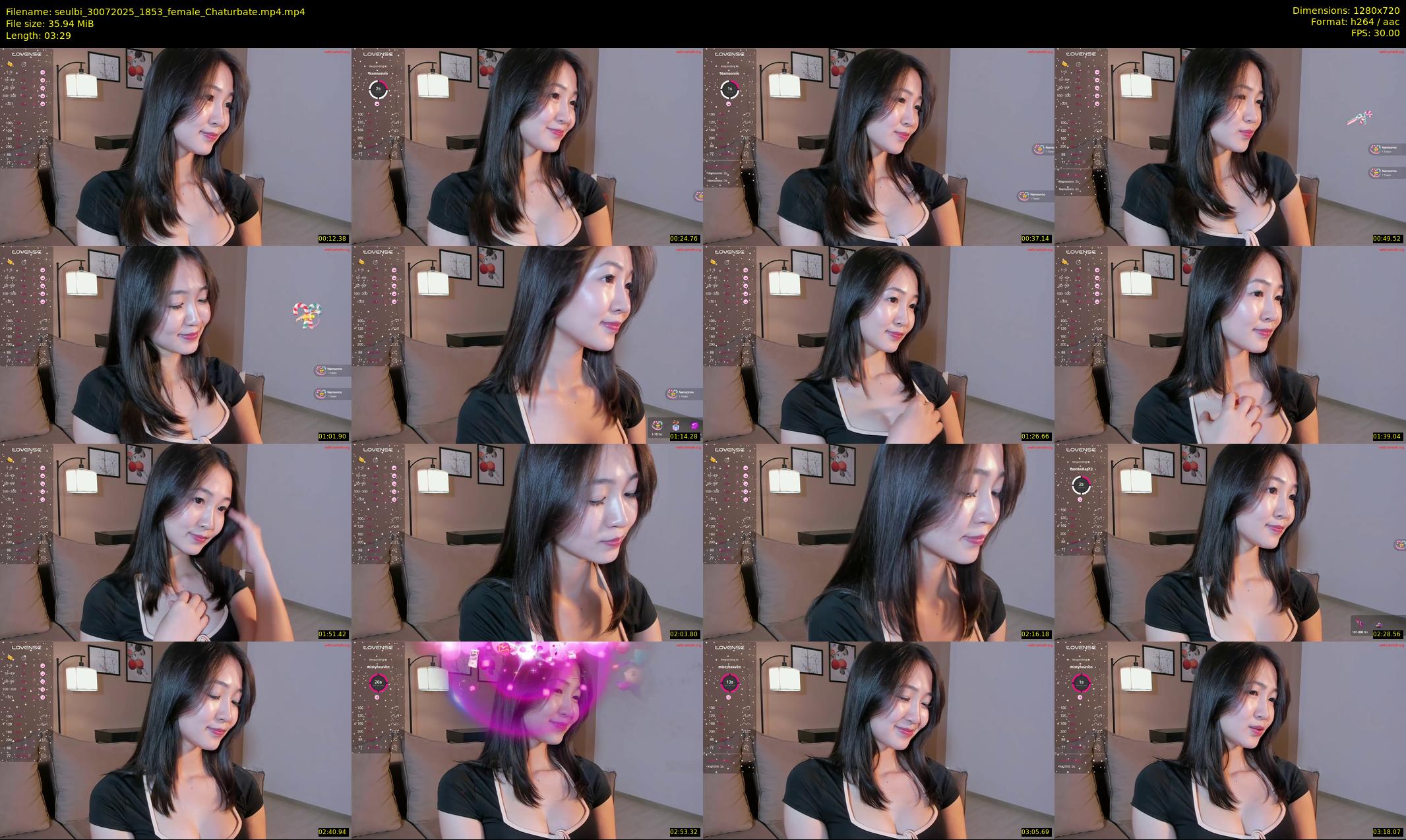 seulbi — 4 minute Chaturbate female cam show recording, 720p, Jul 30, 2025