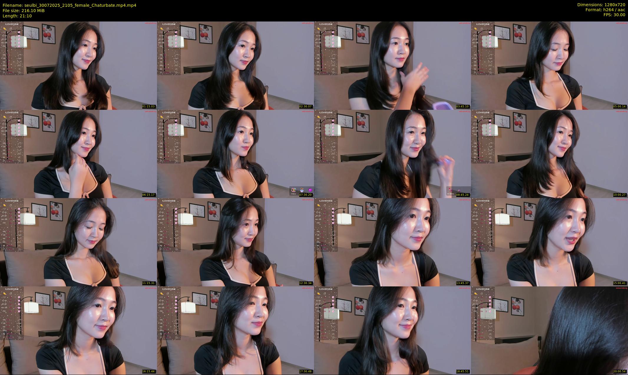 seulbi — 22 minute Chaturbate female cam show recording, 720p, Jul 30, 2025