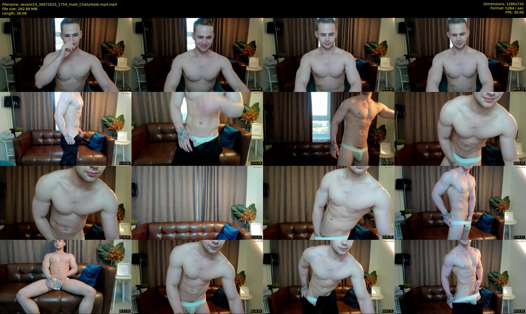 sevans14 — 39 minute Chaturbate male cam show recording, 720p, Jul 30, 2025