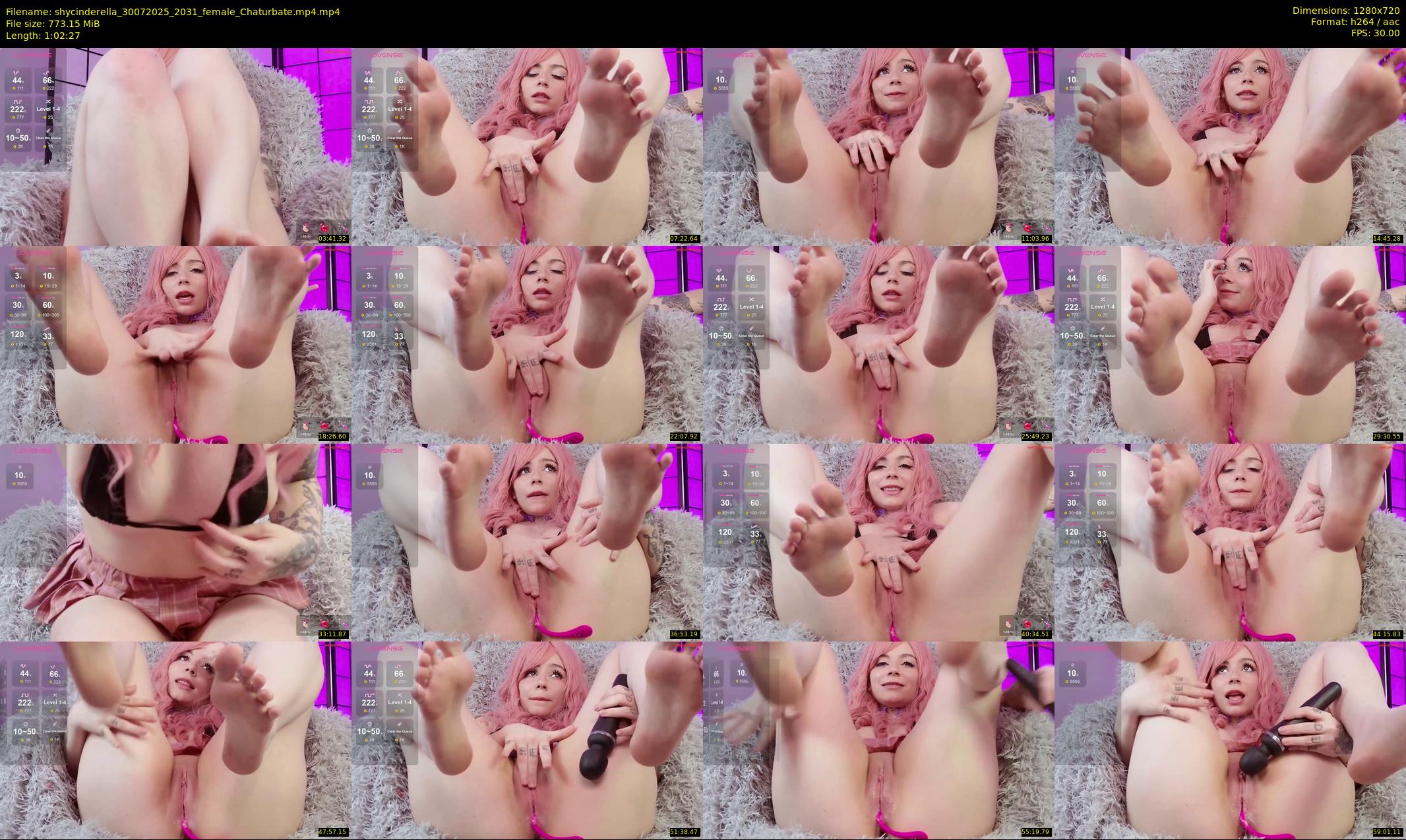 shycinderella — 63 minute Chaturbate female cam show recording, 720p, Jul 30, 2025